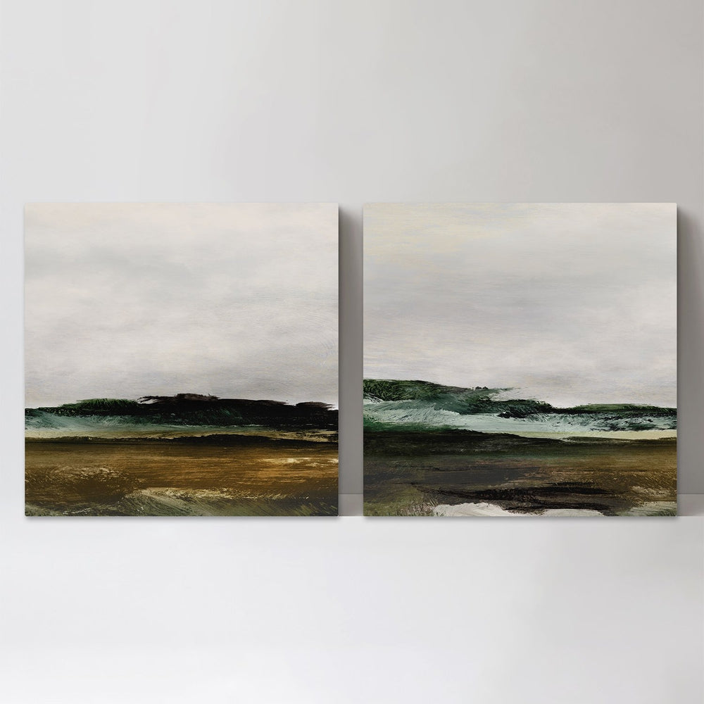 wall-art-print-canvas-poster-framed-Landset, Set Of 2 , By Dan Hobday-by-Dan Hobday-Gioia Wall Art