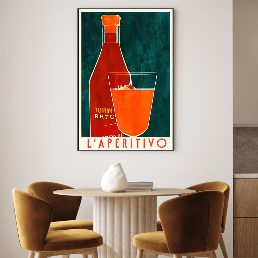 wall-art-print-canvas-poster-framed-L'aperitivo , By Bo Anderson-2