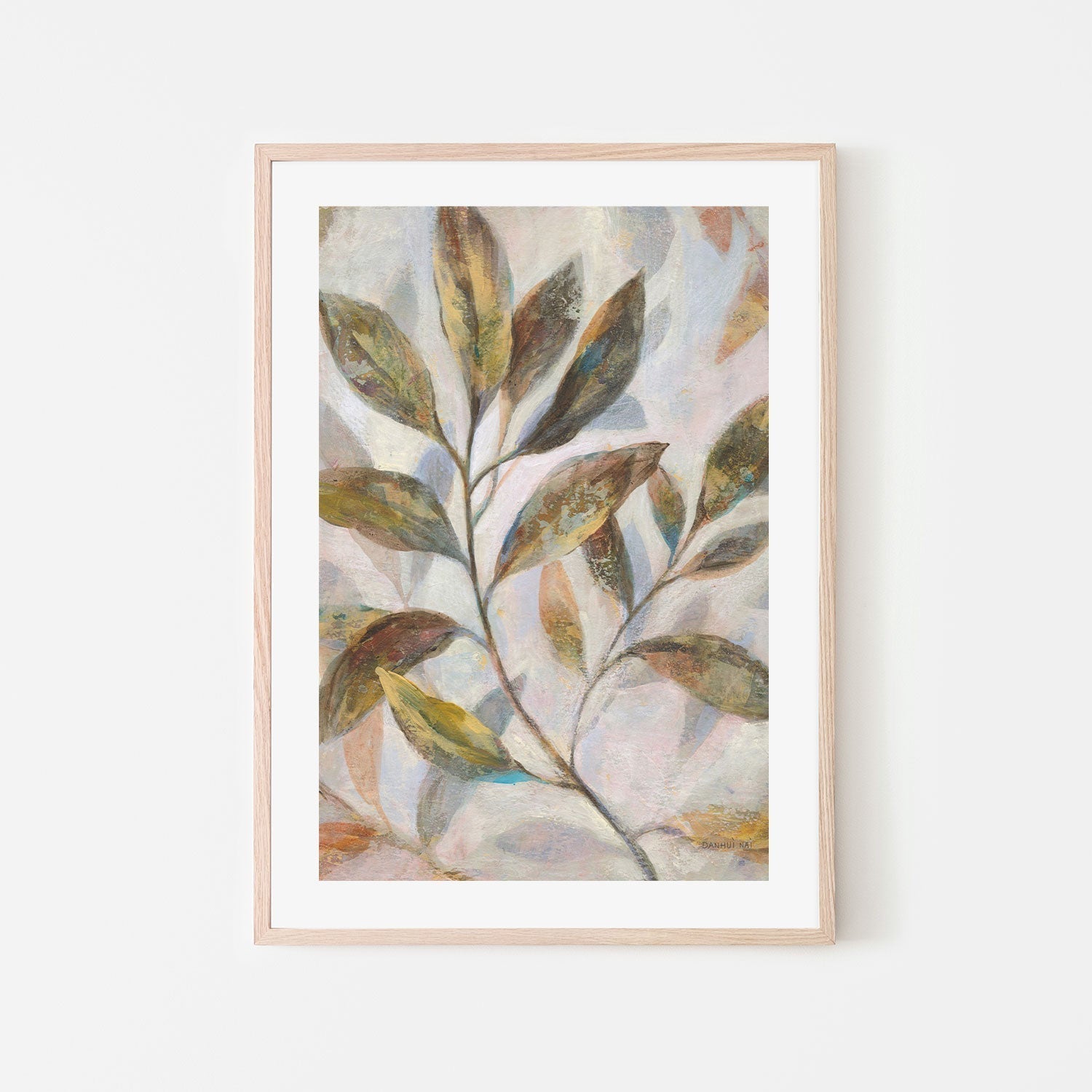 wall-art-print-canvas-poster-framed-Leafy Flow, Style B-by-Danhui Nai-Gioia Wall Art