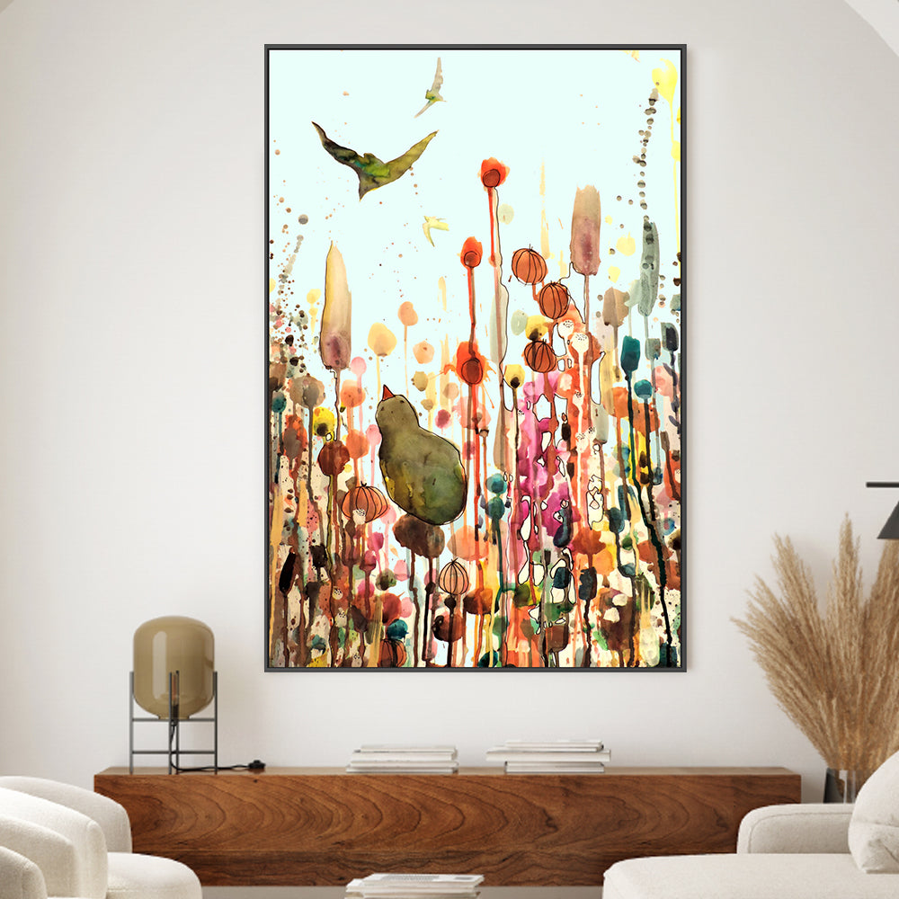 wall-art-print-canvas-poster-framed-Learning to Fly , By Sylvie Demers-2