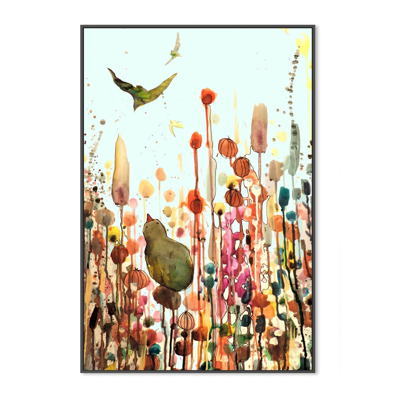 wall-art-print-canvas-poster-framed-Learning to Fly , By Sylvie Demers-3