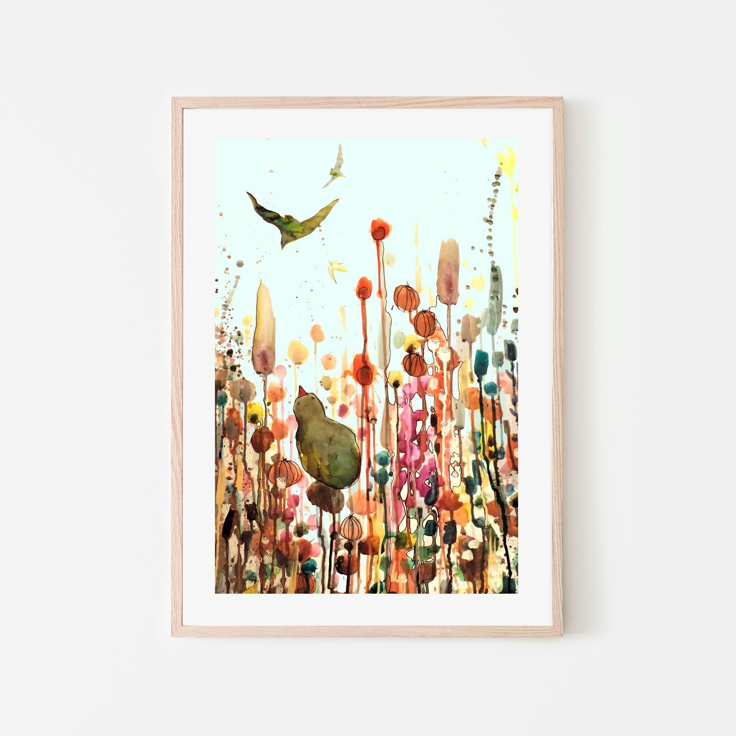 wall-art-print-canvas-poster-framed-Learning to Fly , By Sylvie Demers-6