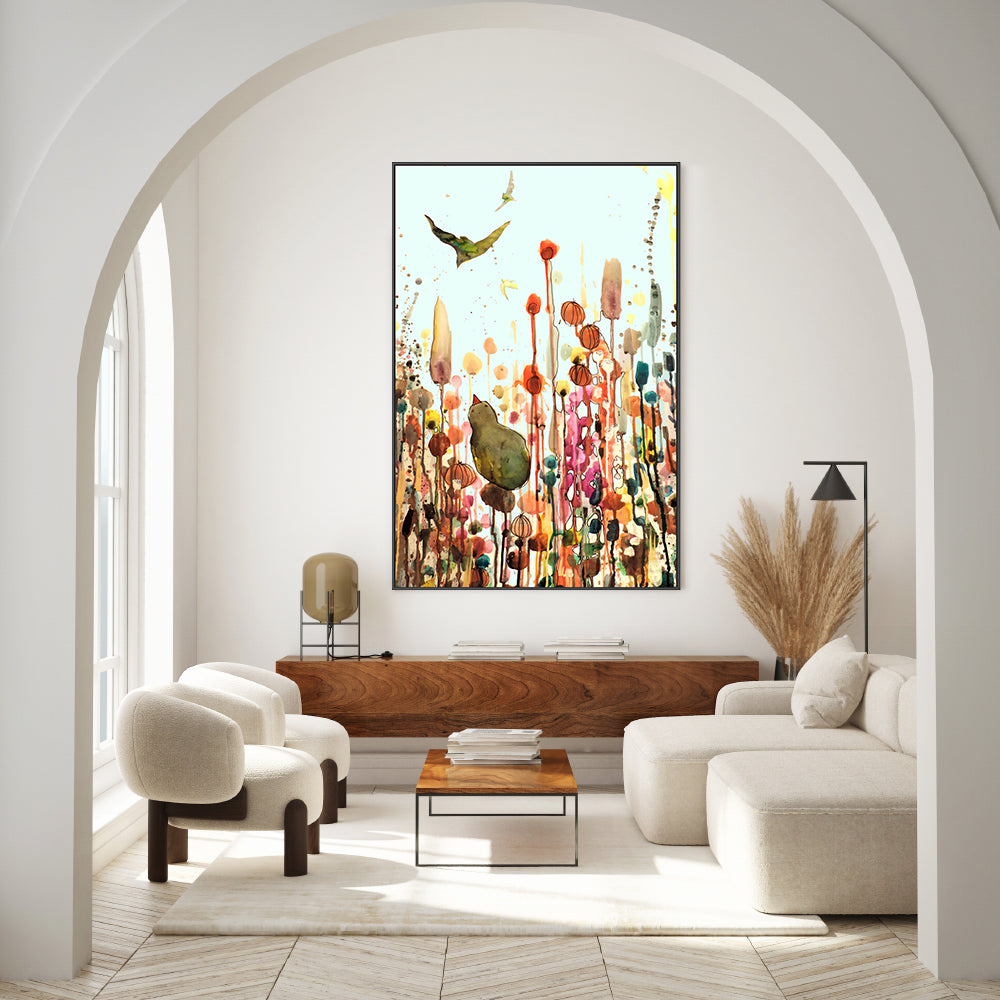 wall-art-print-canvas-poster-framed-Learning to Fly , By Sylvie Demers-7