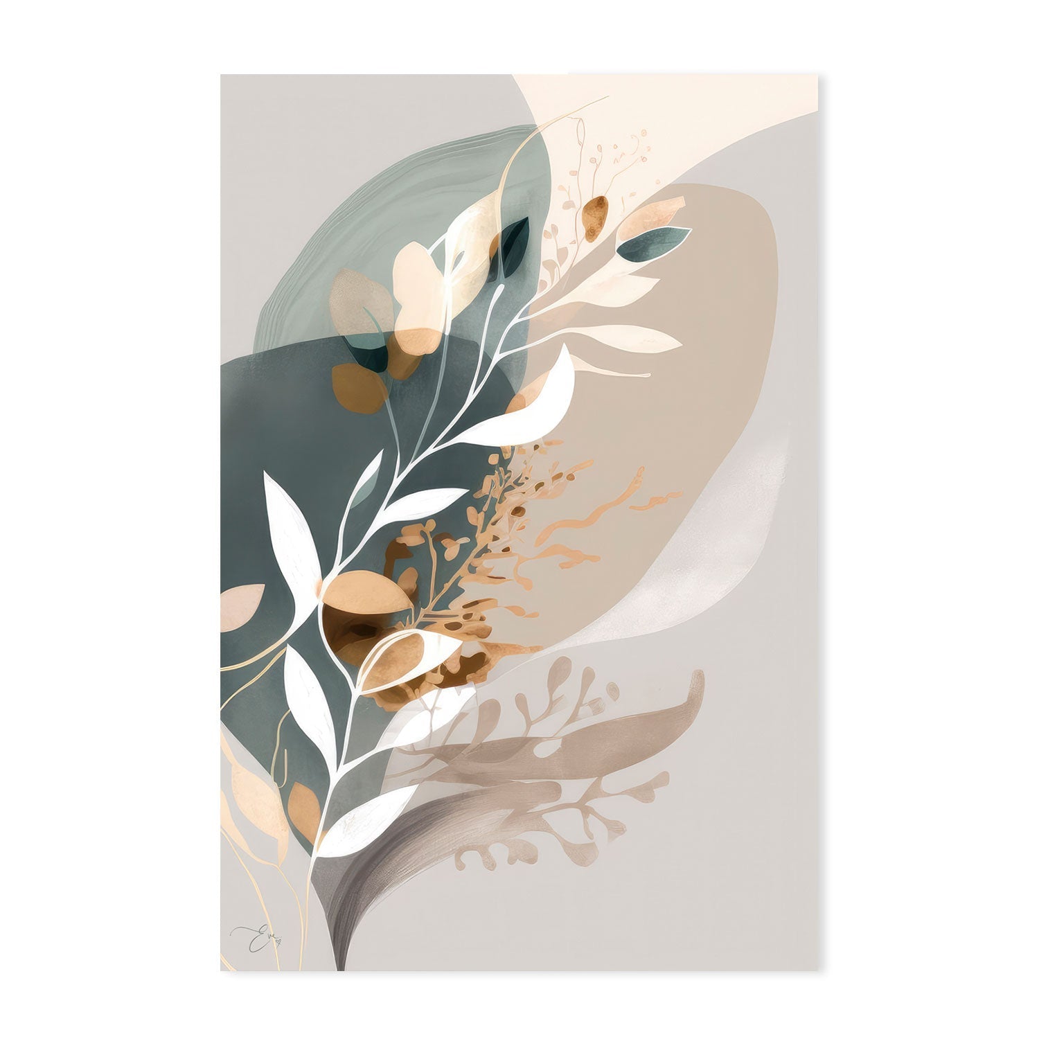 wall-art-print-canvas-poster-framed-Leaves Of Grace , By Bella Eve-GIOIA-WALL-ART