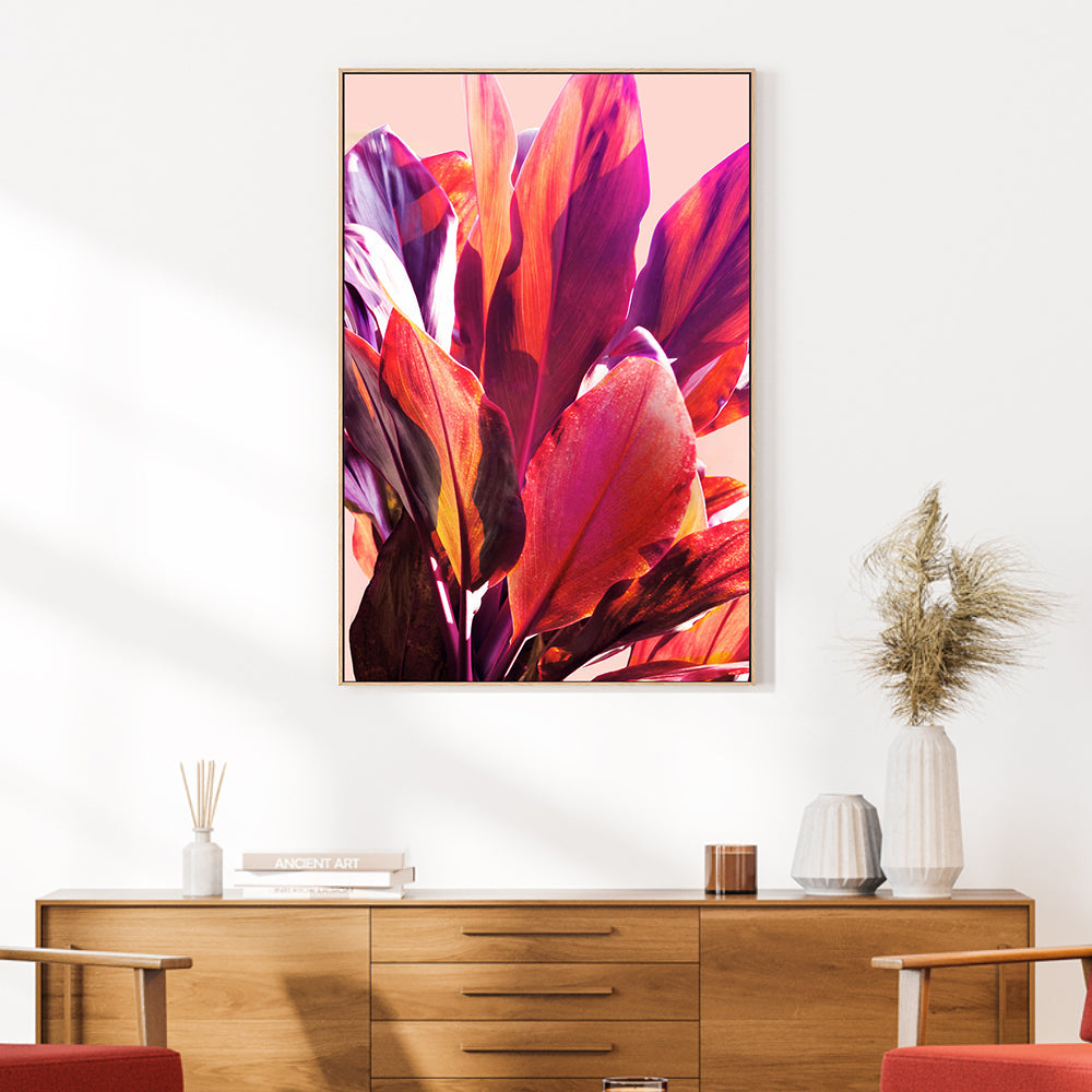 wall-art-print-canvas-poster-framed-Leaves, Style A , By Hope Bainbridge-2