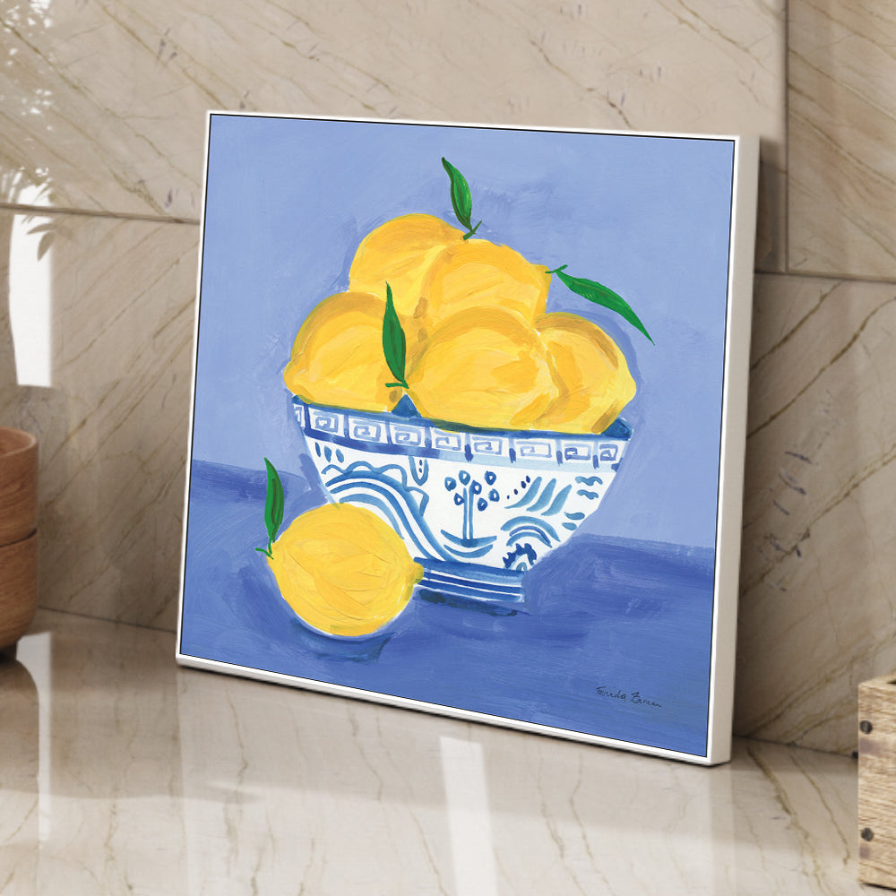 wall-art-print-canvas-poster-framed-Lemon Still Life , By Farida Zaman-2