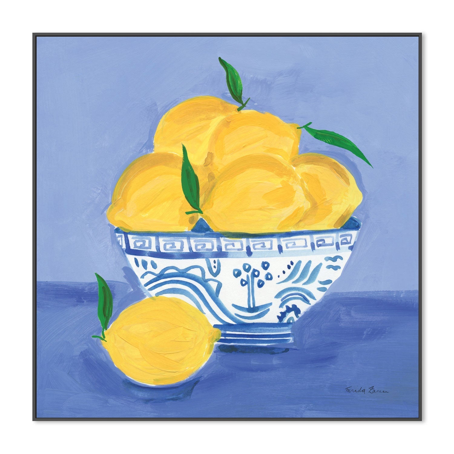 wall-art-print-canvas-poster-framed-Lemon Still Life , By Farida Zaman-3