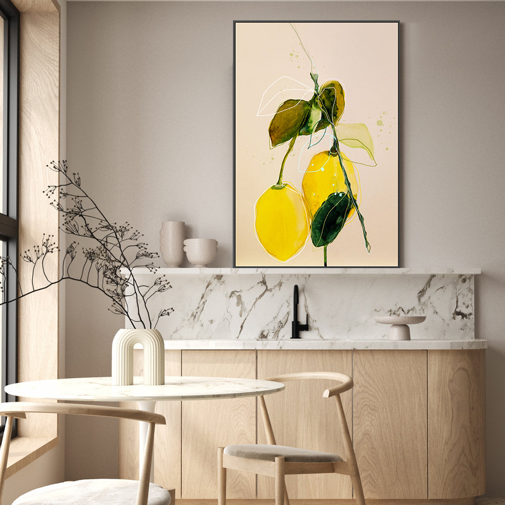 wall-art-print-canvas-poster-framed-Lemon Study, Style B , By Leigh Viner-8