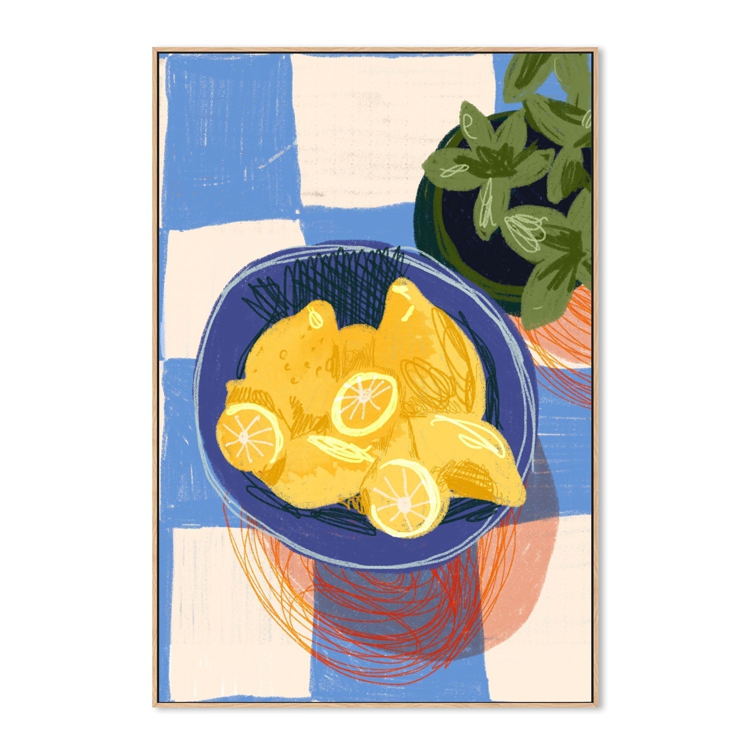 wall-art-print-canvas-poster-framed-Lemonade , By Gigi Rosado-GIOIA-WALL-ART