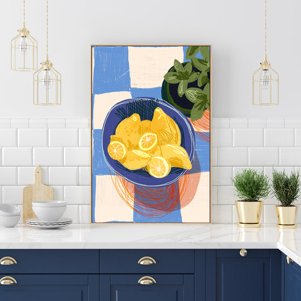 wall-art-print-canvas-poster-framed-Lemonade , By Gigi Rosado-GIOIA-WALL-ART