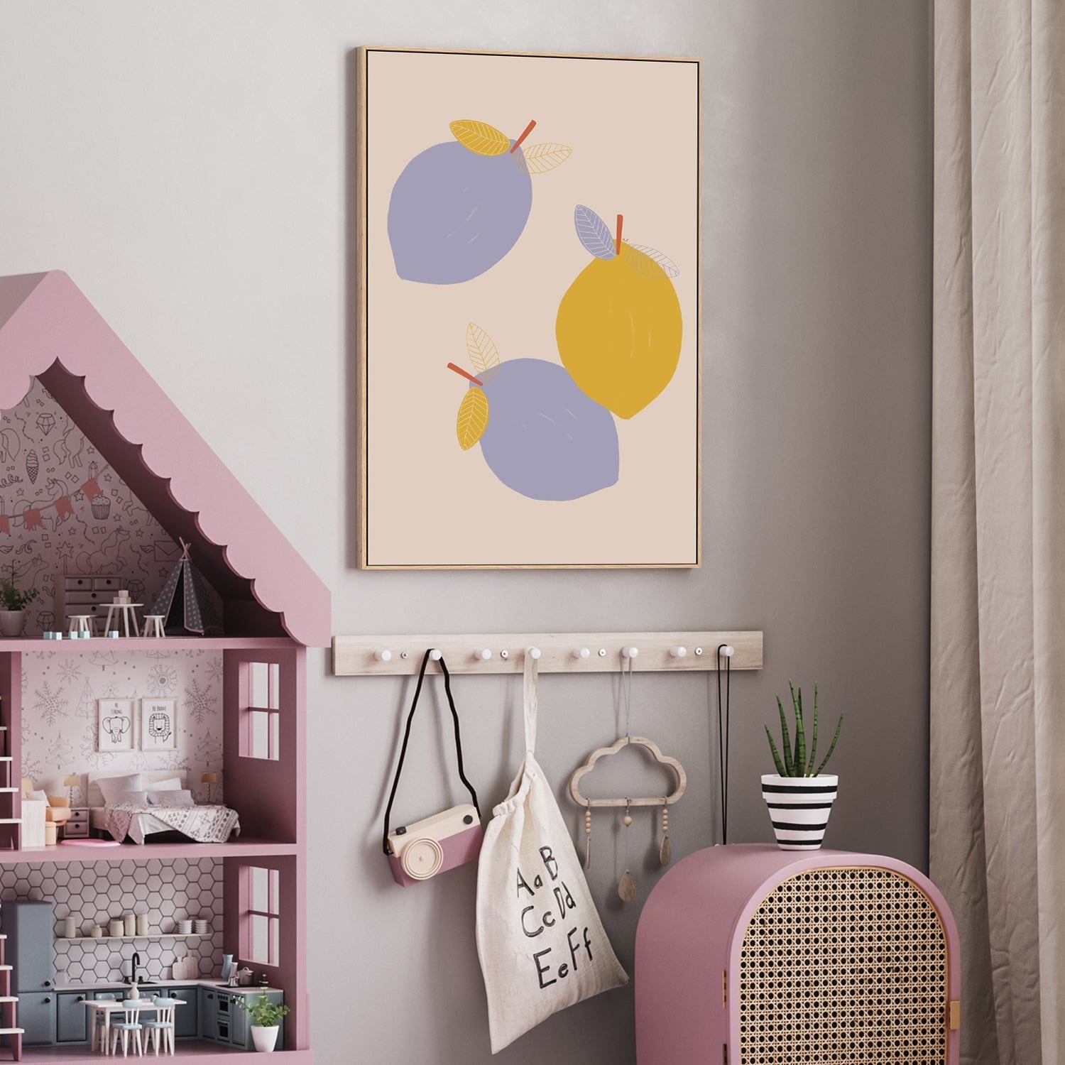 wall-art-print-canvas-poster-framed-Lemons , By Menina Lisboa-2