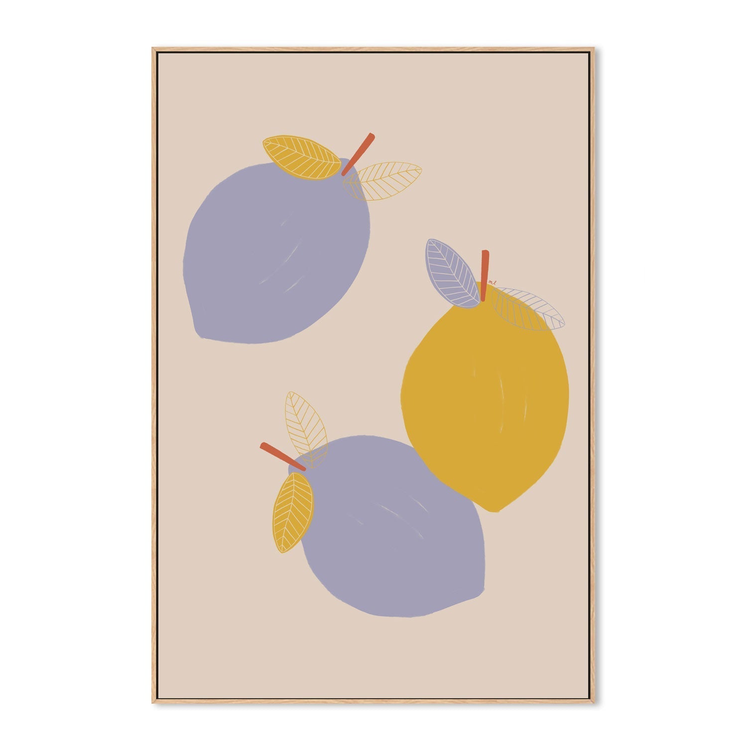 wall-art-print-canvas-poster-framed-Lemons , By Menina Lisboa-4