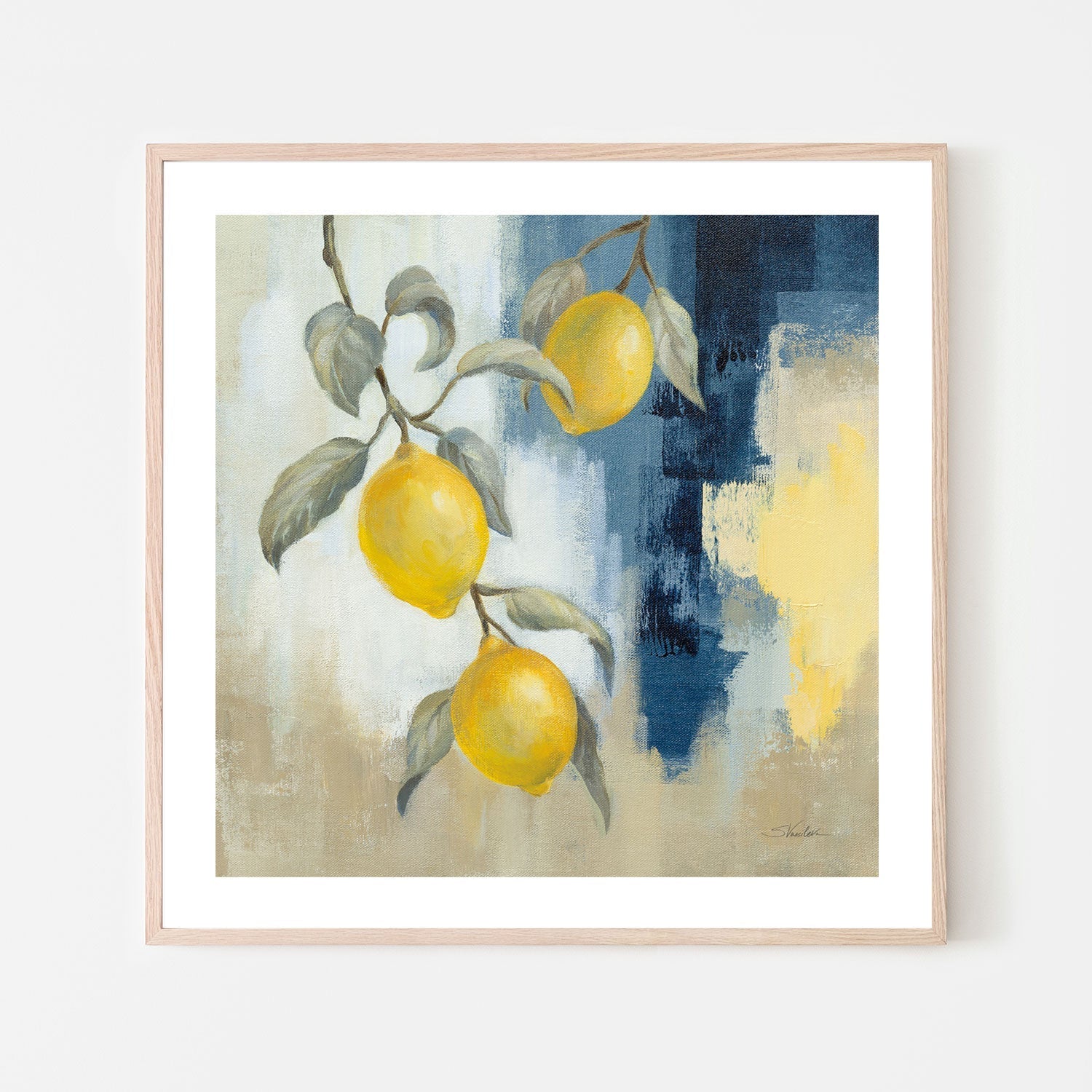 wall-art-print-canvas-poster-framed-Lemons From the South, Style A , By Silvia Vassileva-6