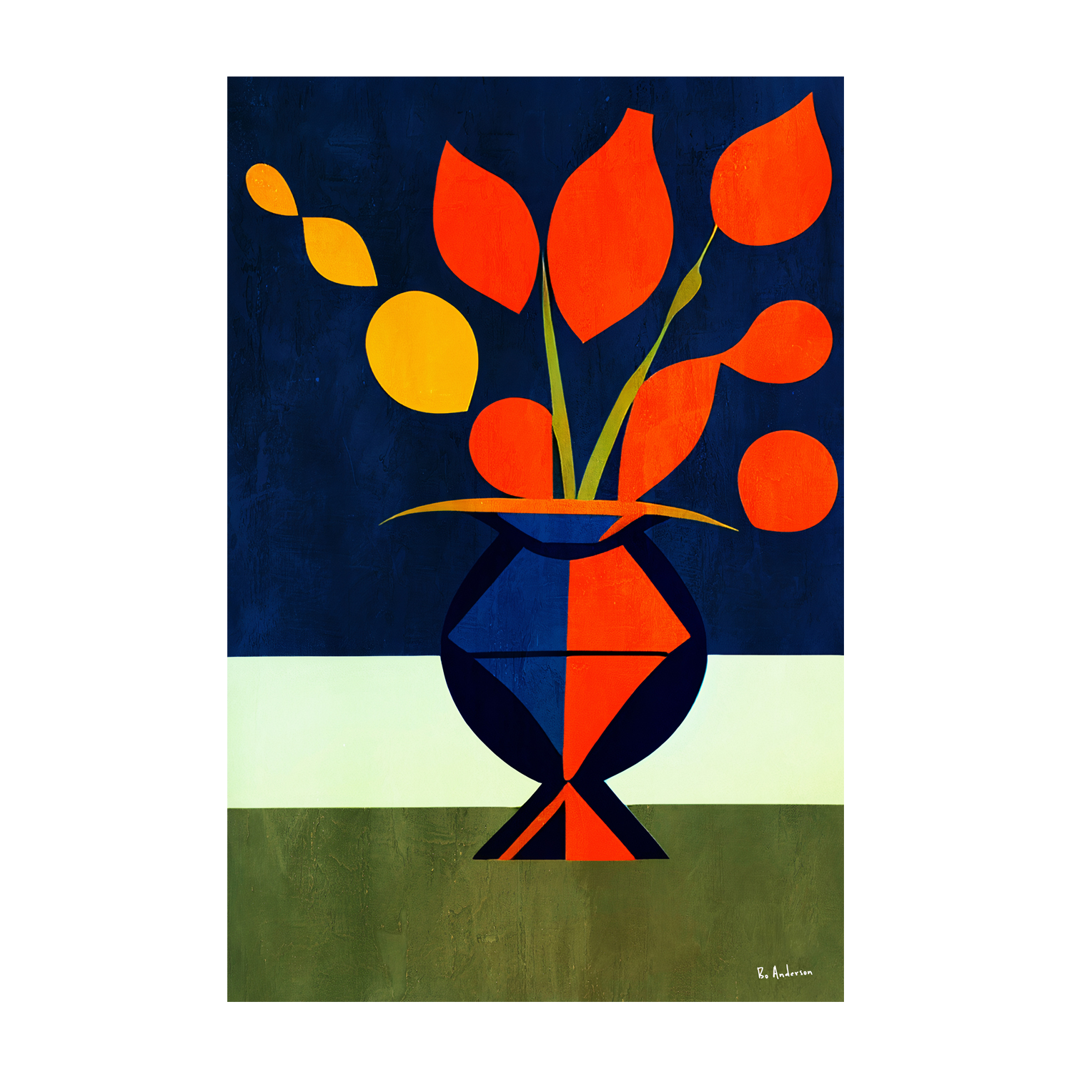 wall-art-print-canvas-poster-framed-Les Fleurs Magnifiques , By Bo Anderson-1