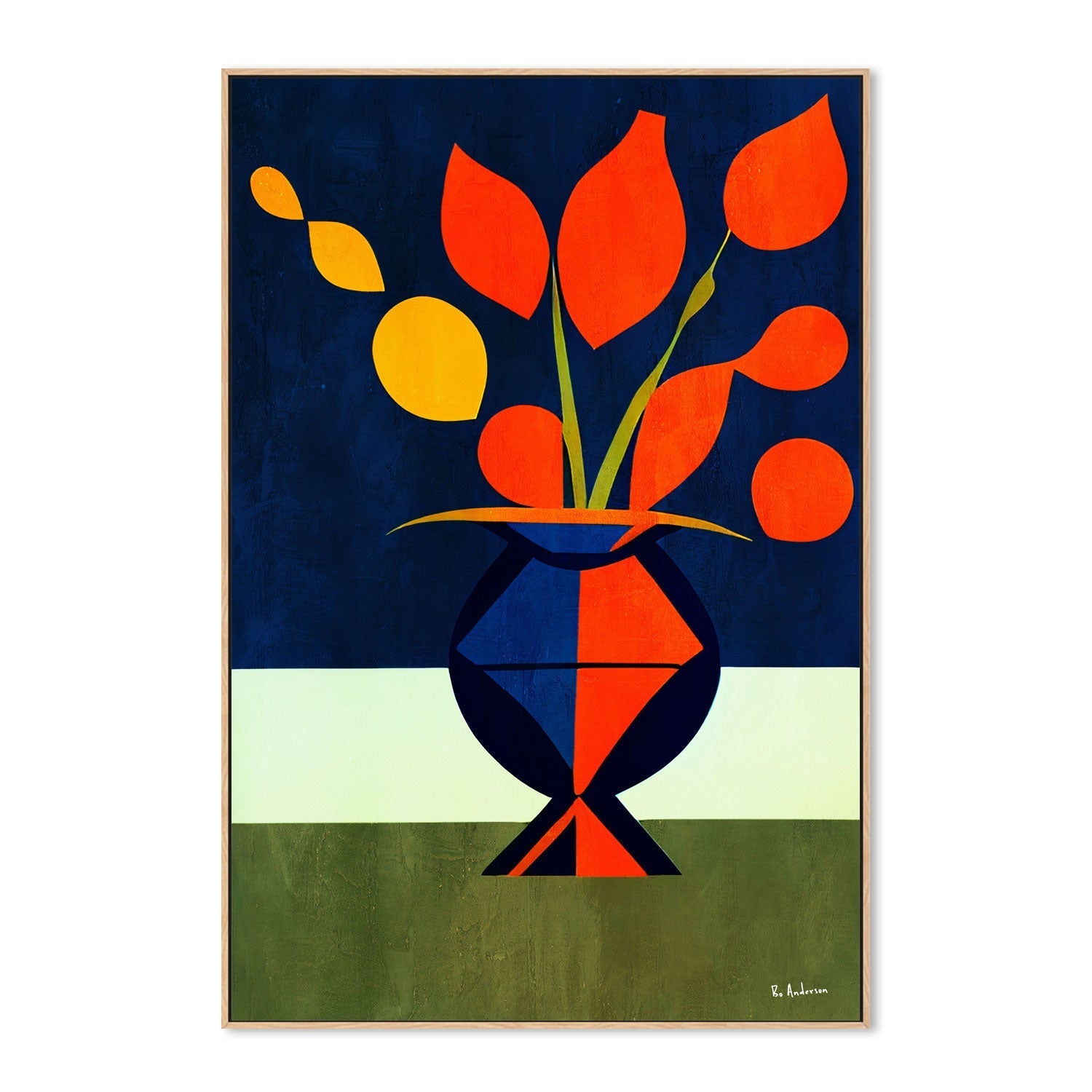 wall-art-print-canvas-poster-framed-Les Fleurs Magnifiques , By Bo Anderson-4