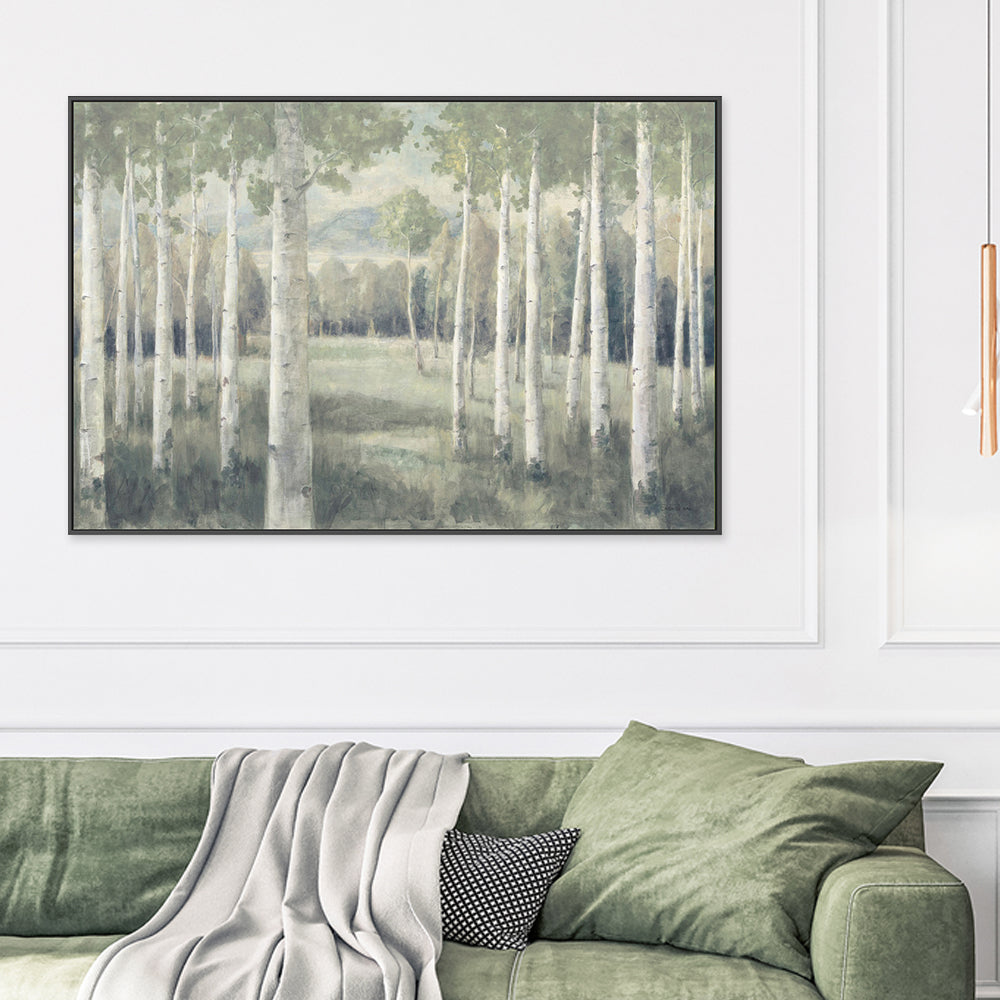 wall-art-print-canvas-poster-framed-Light Aspens-by-Danhui Nai-Gioia Wall Art