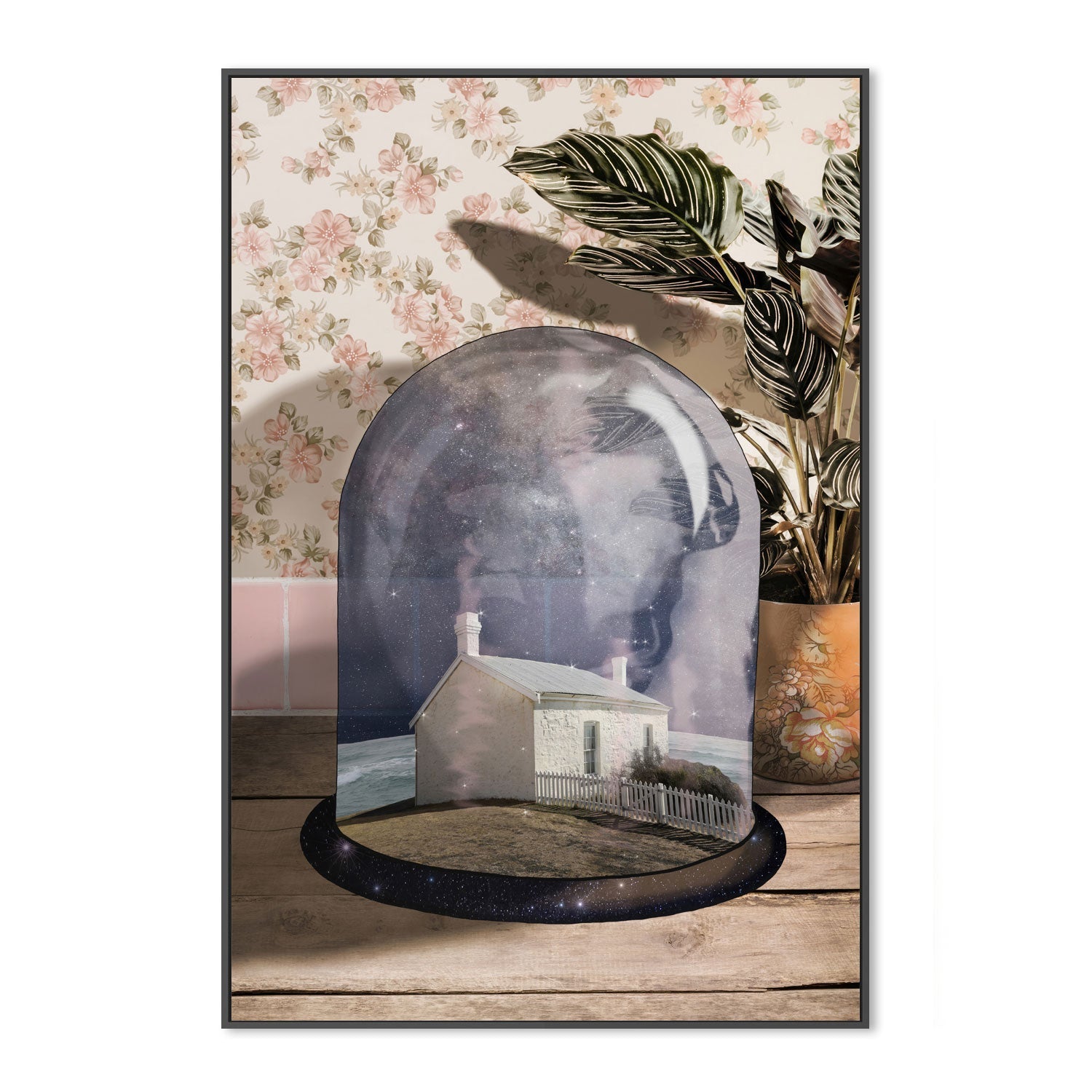 wall-art-print-canvas-poster-framed-Light House Terrarium , By Unratio-3