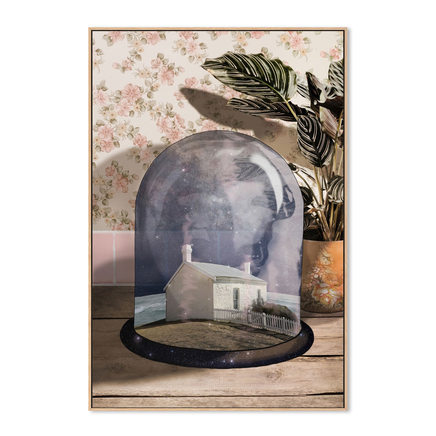 wall-art-print-canvas-poster-framed-Light House Terrarium , By Unratio-4