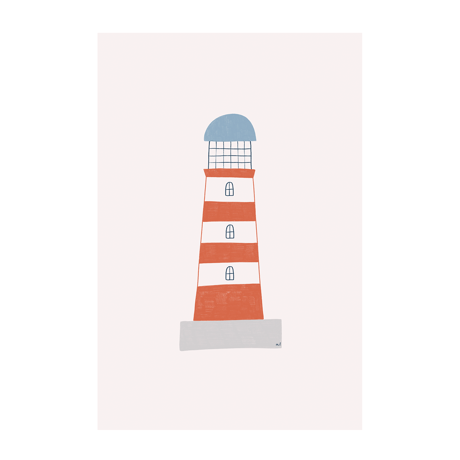 wall-art-print-canvas-poster-framed-Lighthouse and Sailing Boat, Set of 2 , By Menina Lisboa-7