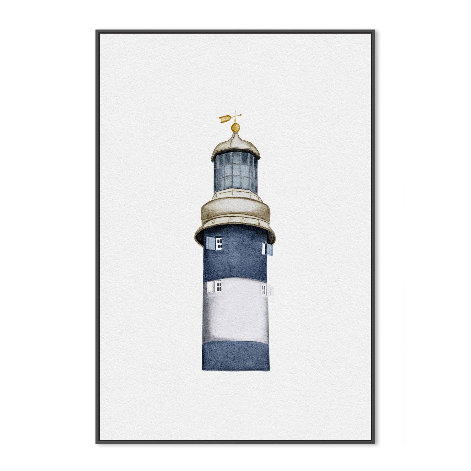 wall-art-print-canvas-poster-framed-Lighthouse , By Leah Straatsma-3