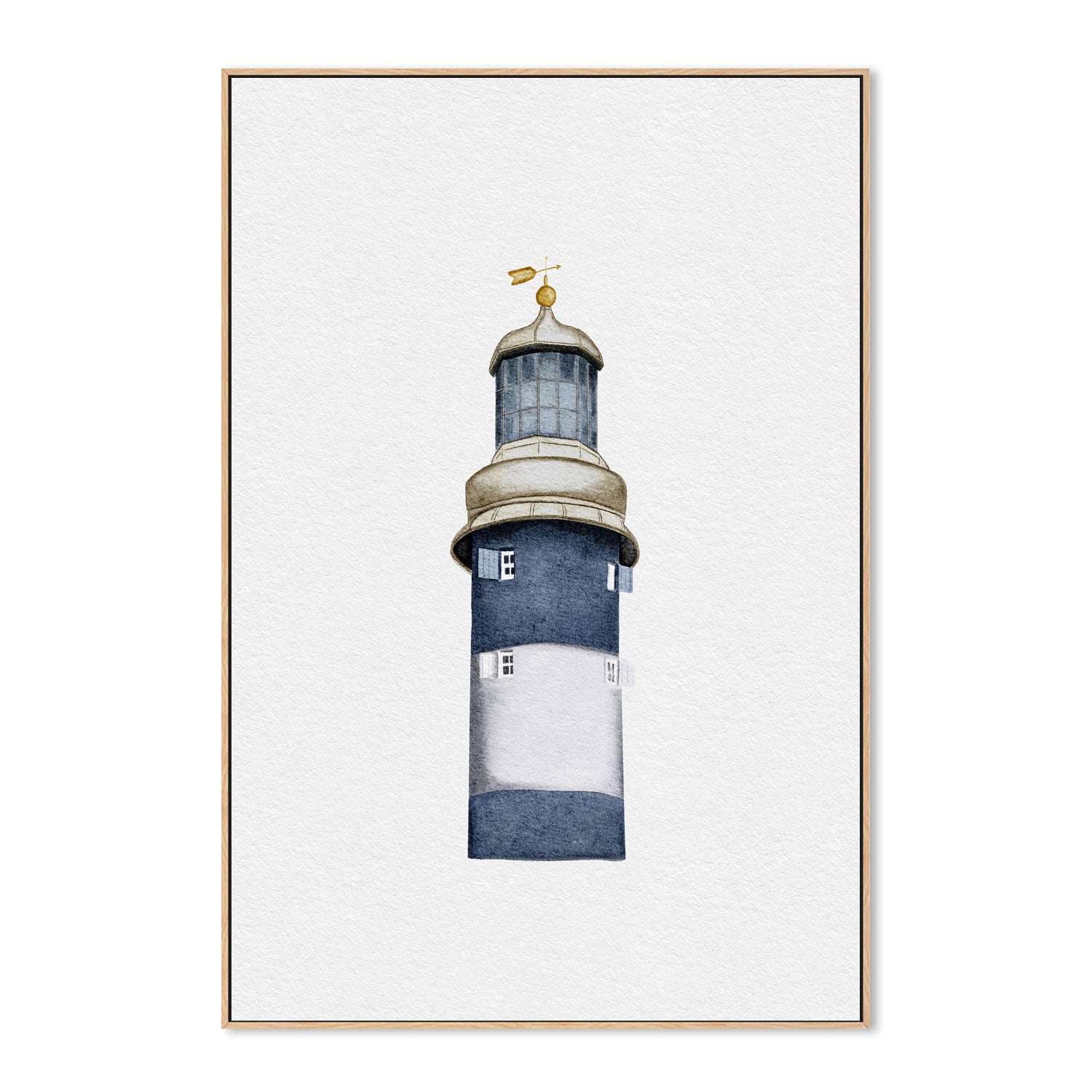 wall-art-print-canvas-poster-framed-Lighthouse , By Leah Straatsma-4