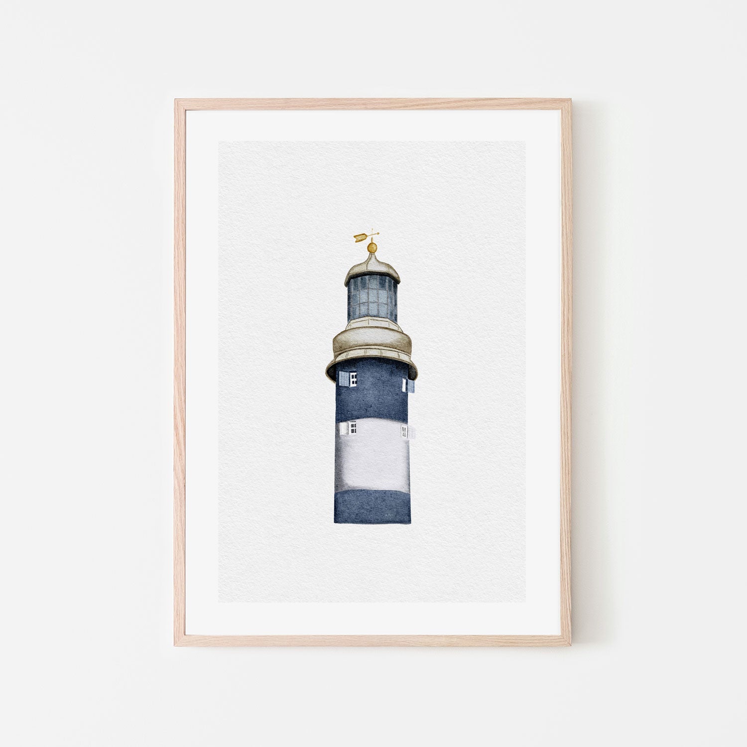 wall-art-print-canvas-poster-framed-Lighthouse , By Leah Straatsma-6