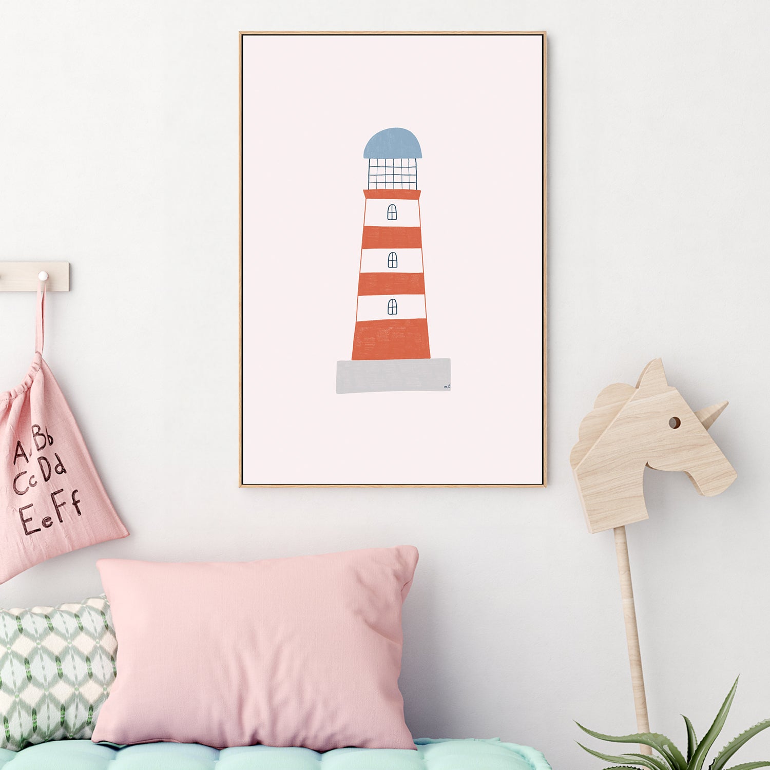 wall-art-print-canvas-poster-framed-Lighthouse , By Menina Lisboa-2