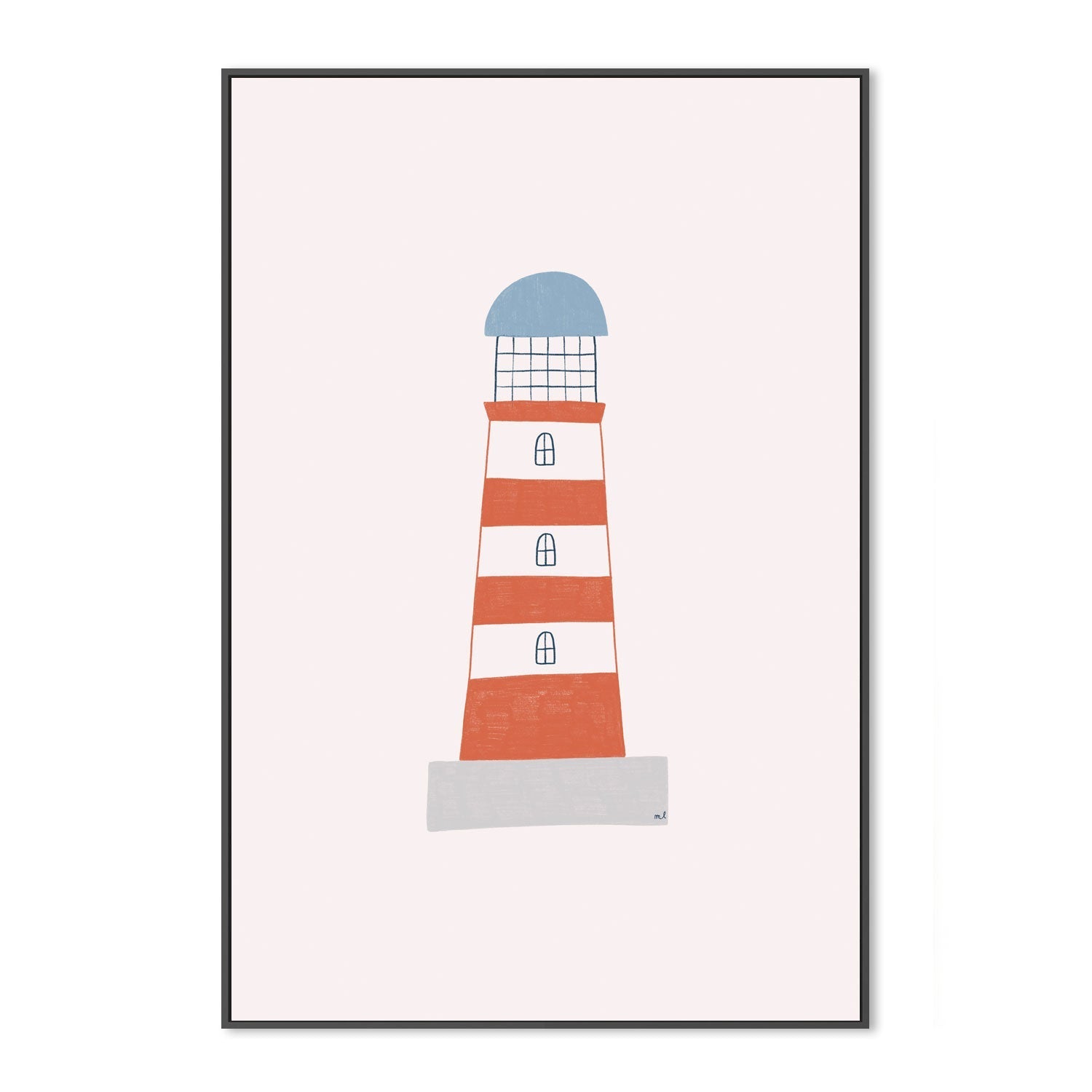 wall-art-print-canvas-poster-framed-Lighthouse , By Menina Lisboa-3