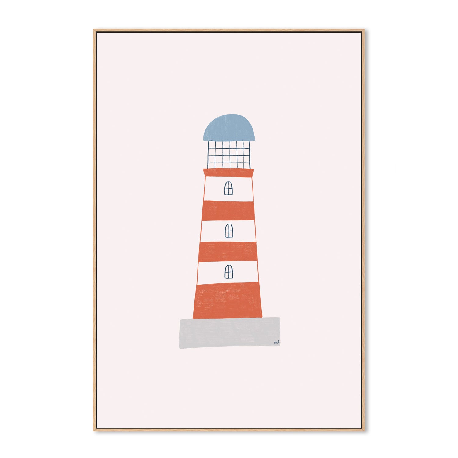 wall-art-print-canvas-poster-framed-Lighthouse , By Menina Lisboa-4