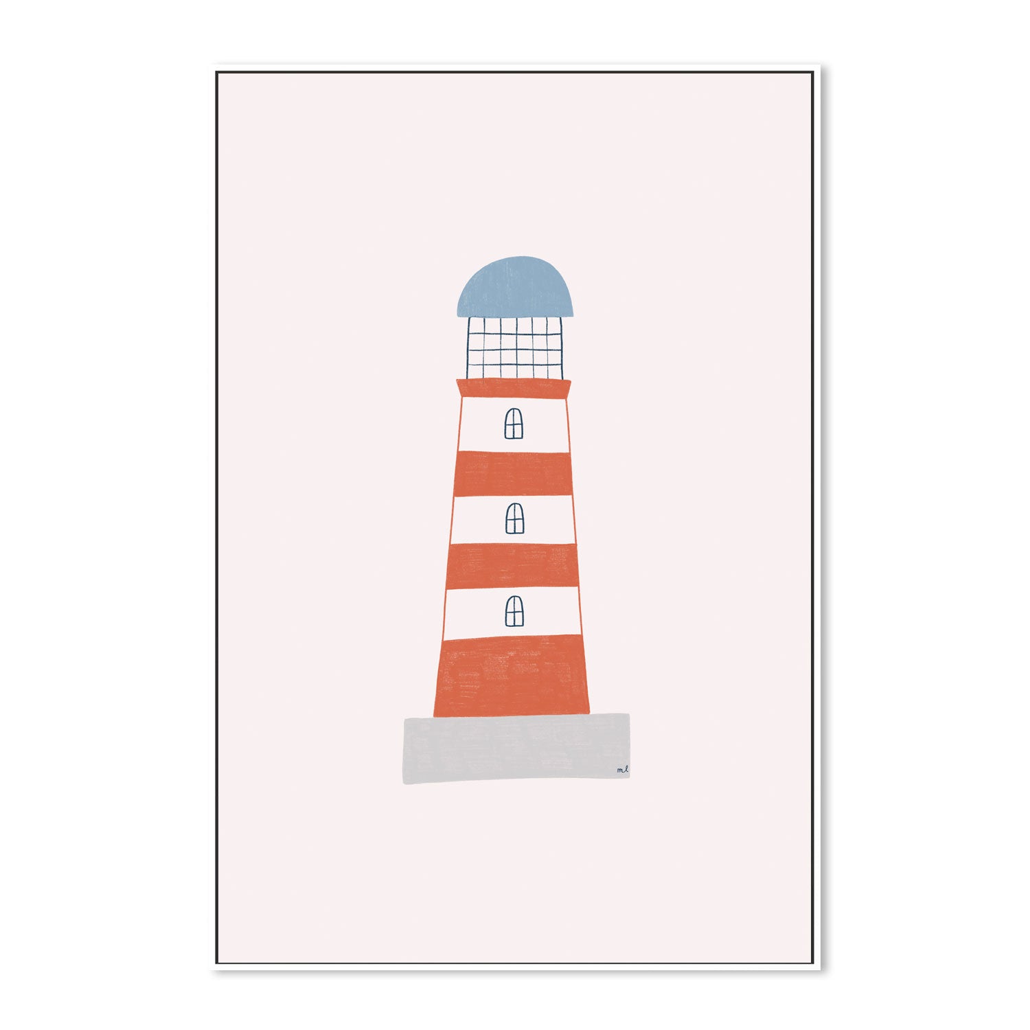 wall-art-print-canvas-poster-framed-Lighthouse , By Menina Lisboa-5