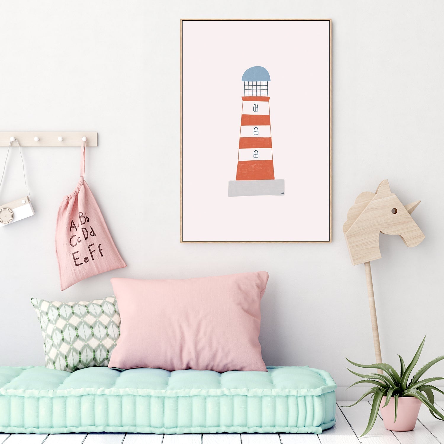 wall-art-print-canvas-poster-framed-Lighthouse , By Menina Lisboa-7