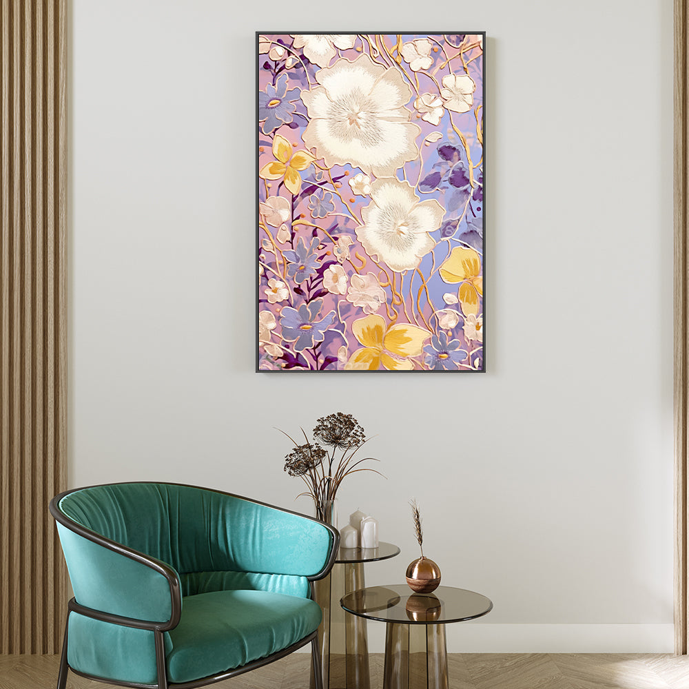 wall-art-print-canvas-poster-framed-Lilac Garden , By Unratio-2