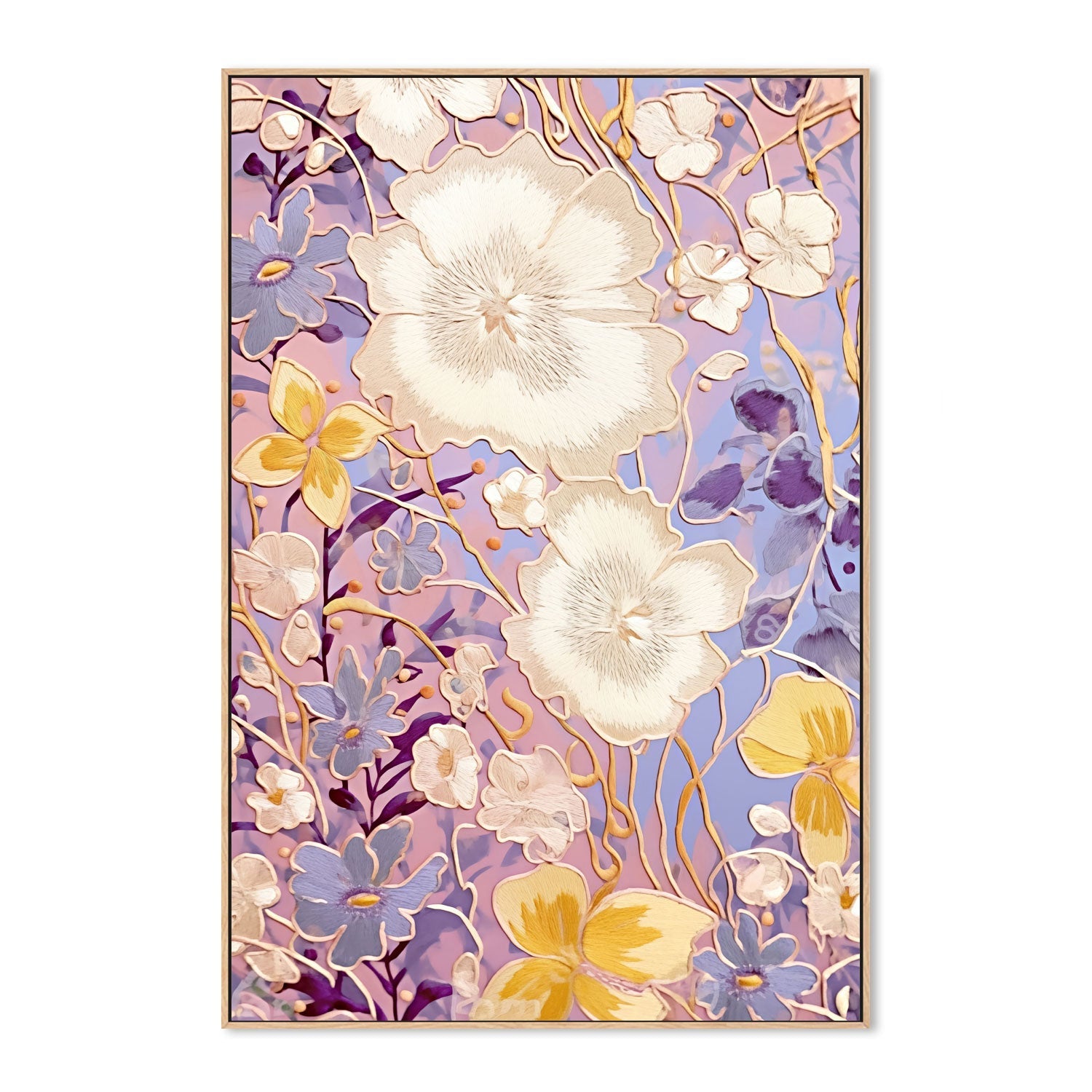 wall-art-print-canvas-poster-framed-Lilac Garden , By Unratio-4