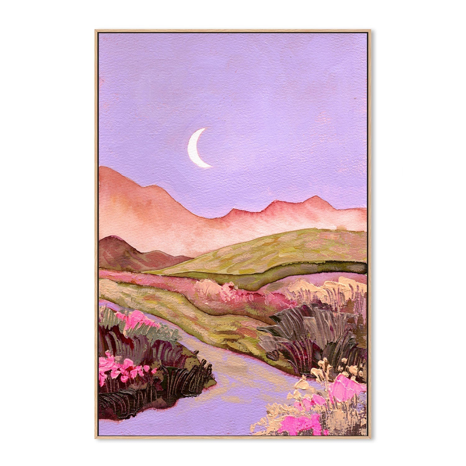 wall-art-print-canvas-poster-framed-Lilac Sky-GIOIA-WALL-ART