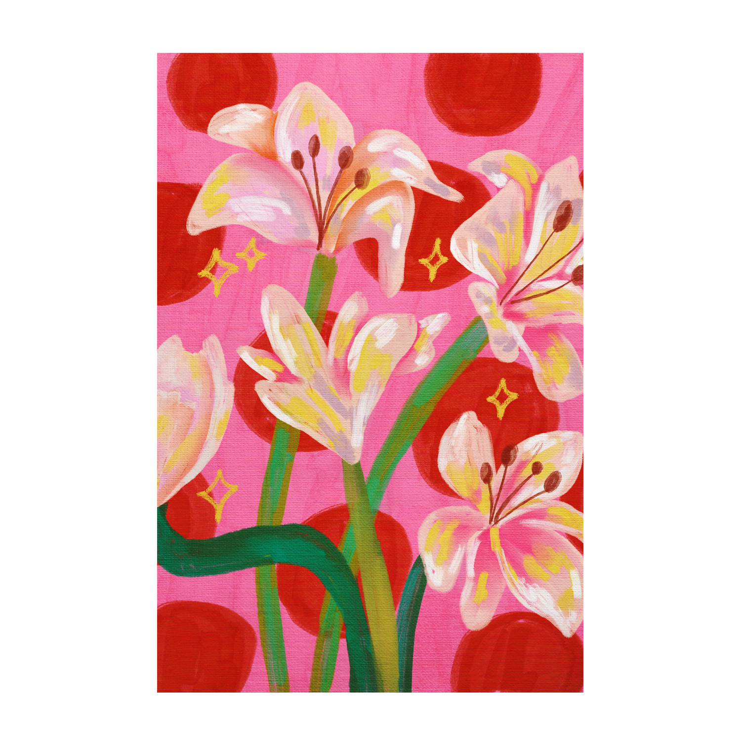 wall-art-print-canvas-poster-framed-Lilies , By Kartika Paramita-1