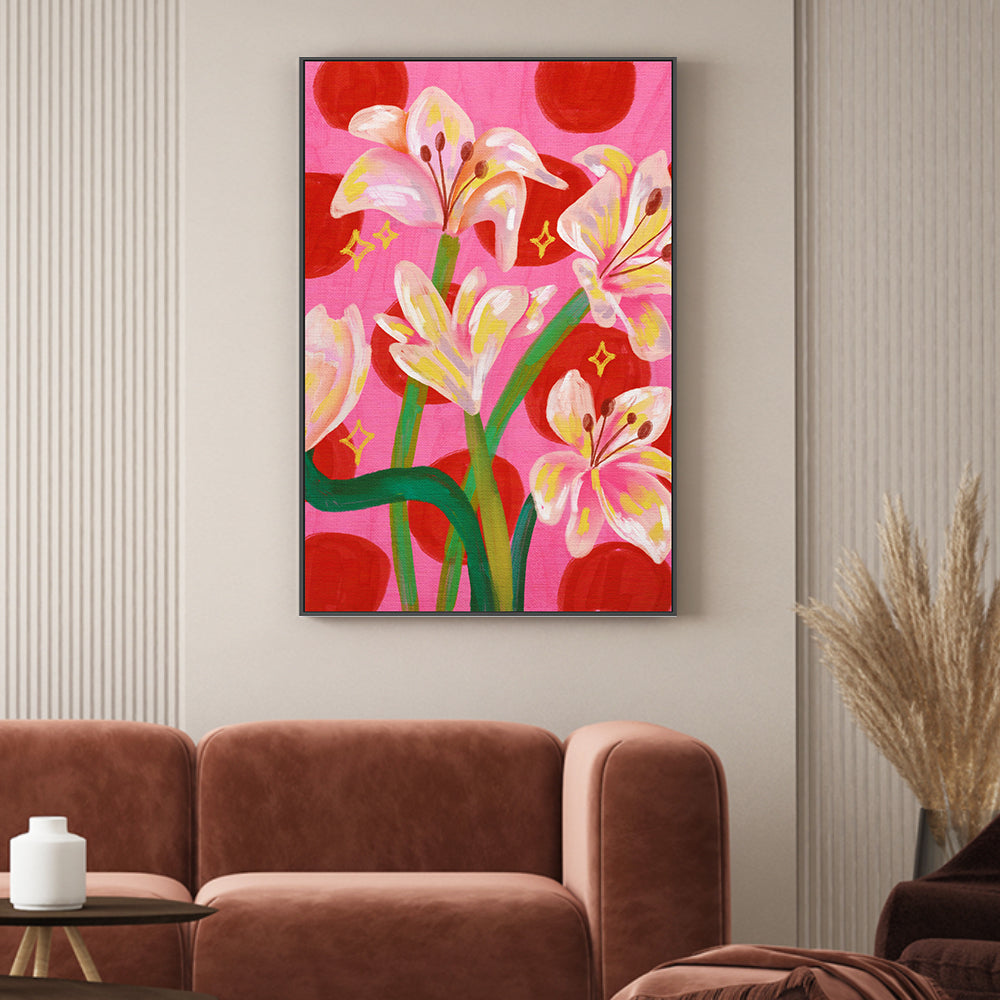 wall-art-print-canvas-poster-framed-Lilies , By Kartika Paramita-2