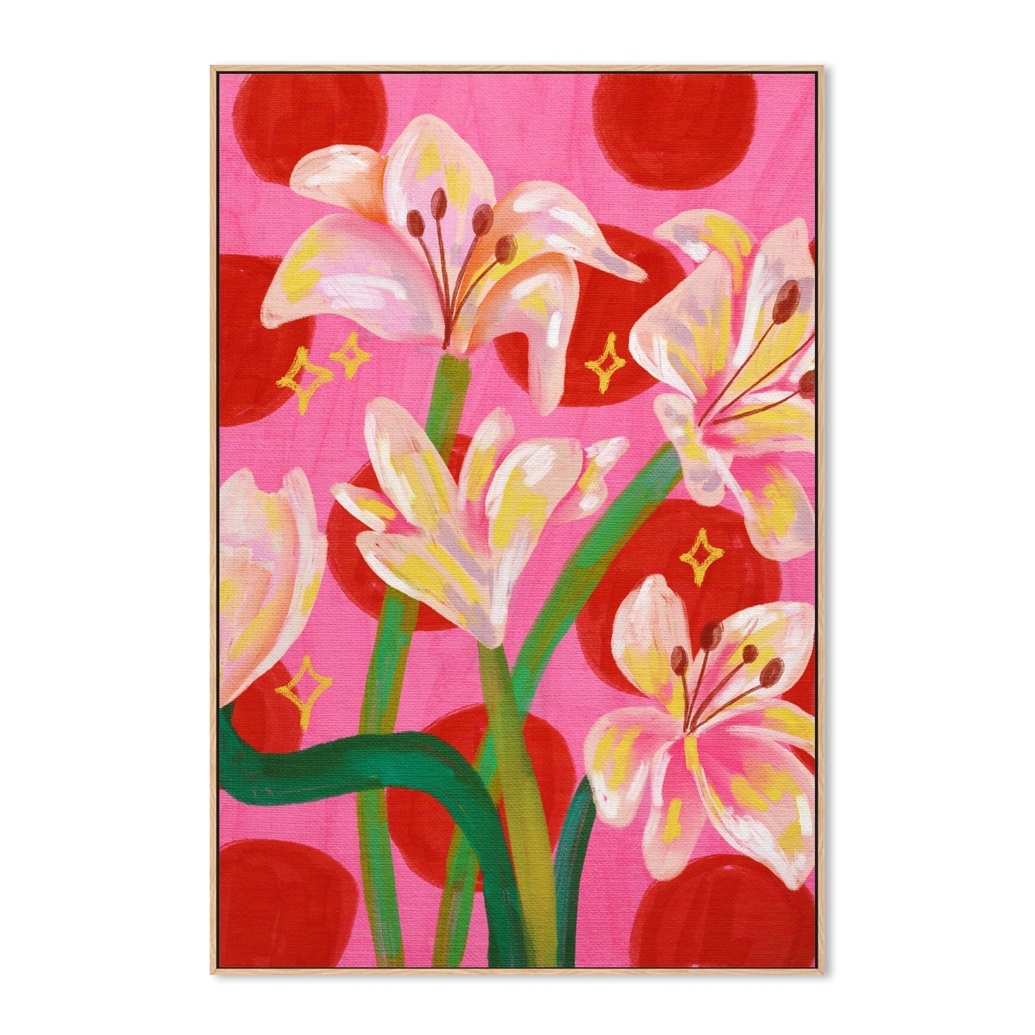 wall-art-print-canvas-poster-framed-Lilies , By Kartika Paramita-4