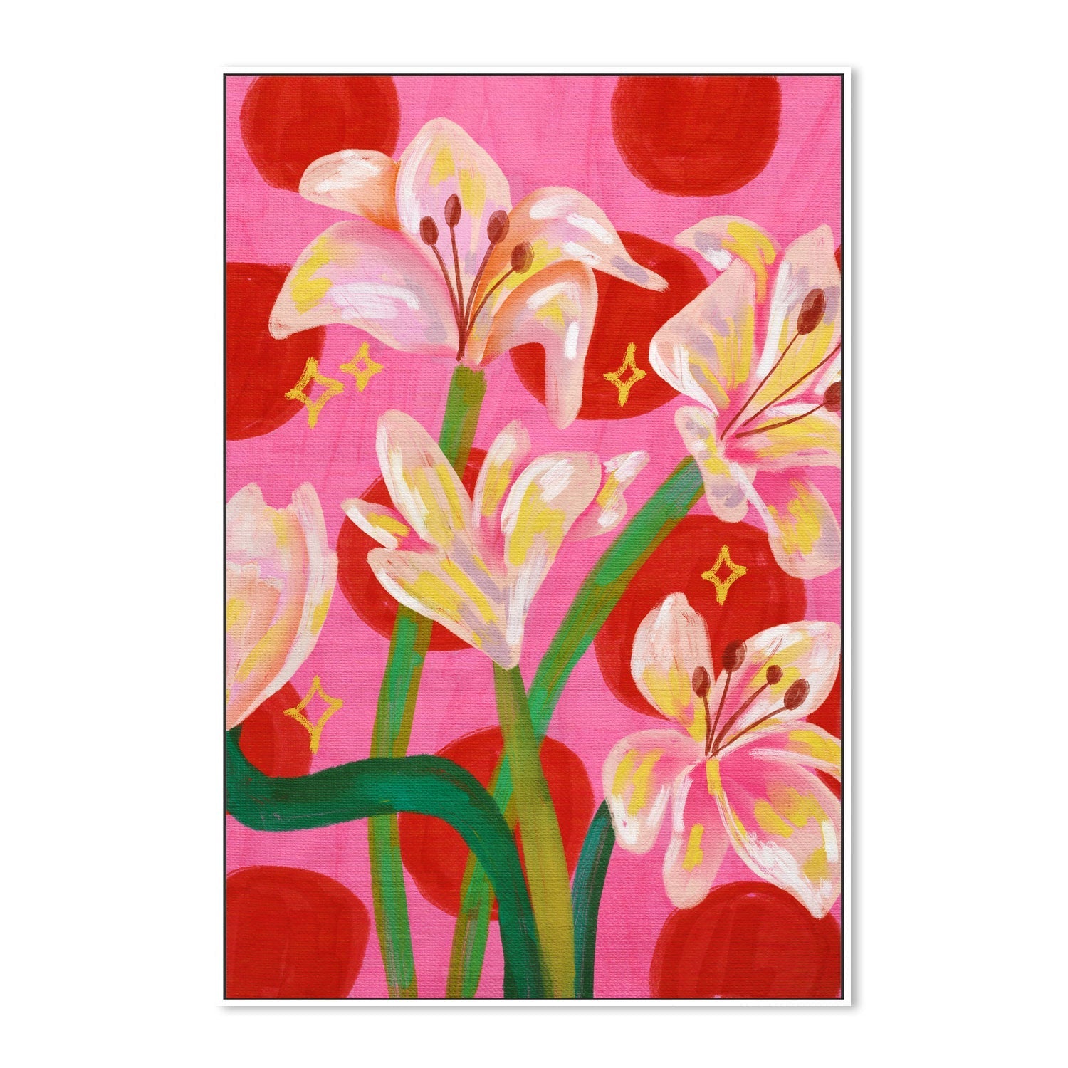 wall-art-print-canvas-poster-framed-Lilies , By Kartika Paramita-5