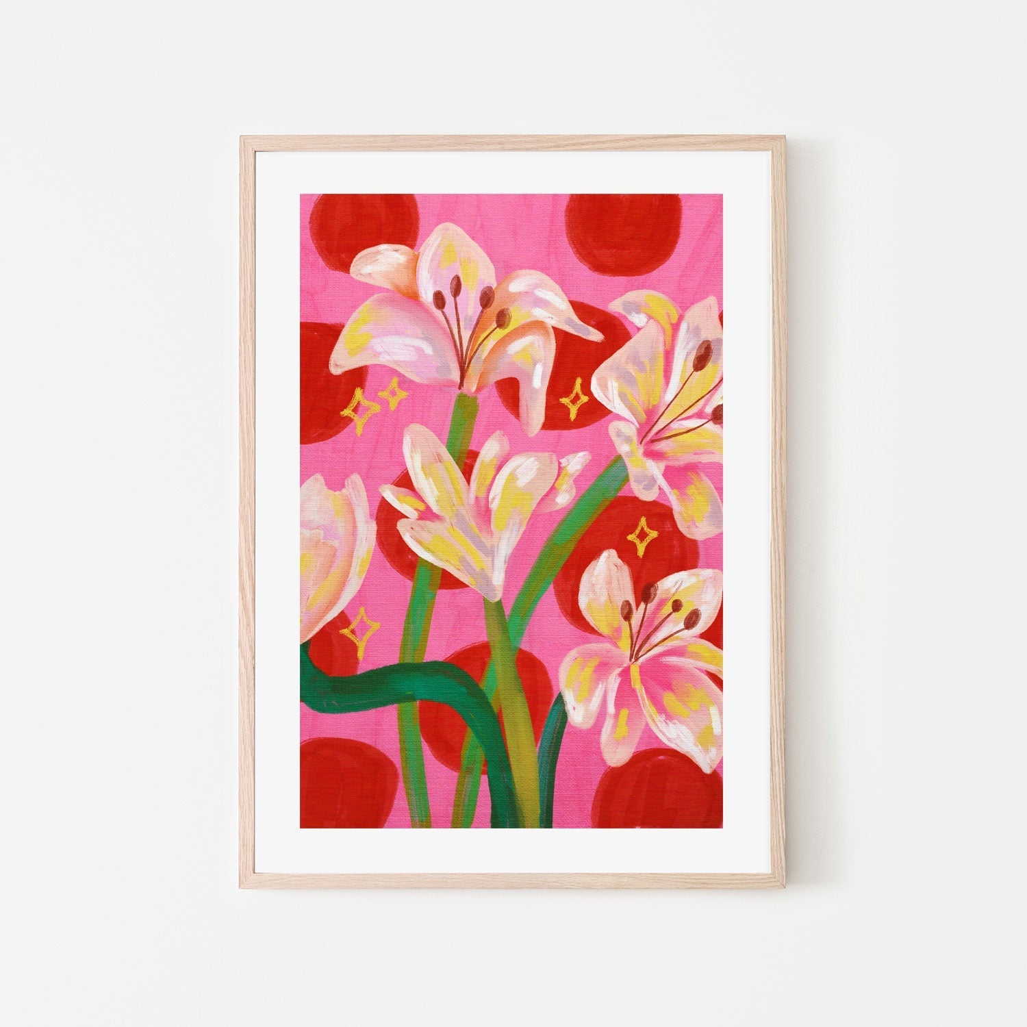 wall-art-print-canvas-poster-framed-Lilies , By Kartika Paramita-6