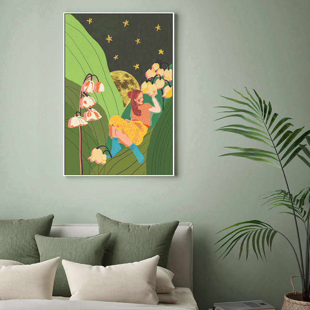 wall-art-print-canvas-poster-framed-Lily Of The Valley , By Gigi Rosado-GIOIA-WALL-ART