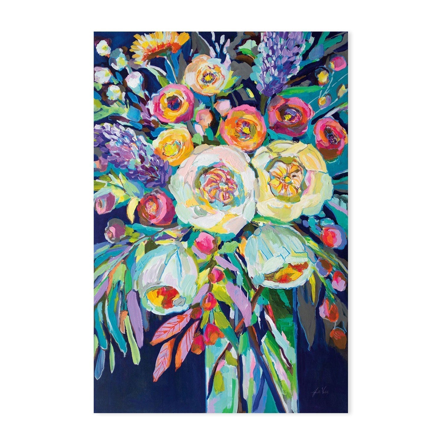 wall-art-print-canvas-poster-framed-Lilys Bouquet-by-Jeanette Vertentes-Gioia Wall Art