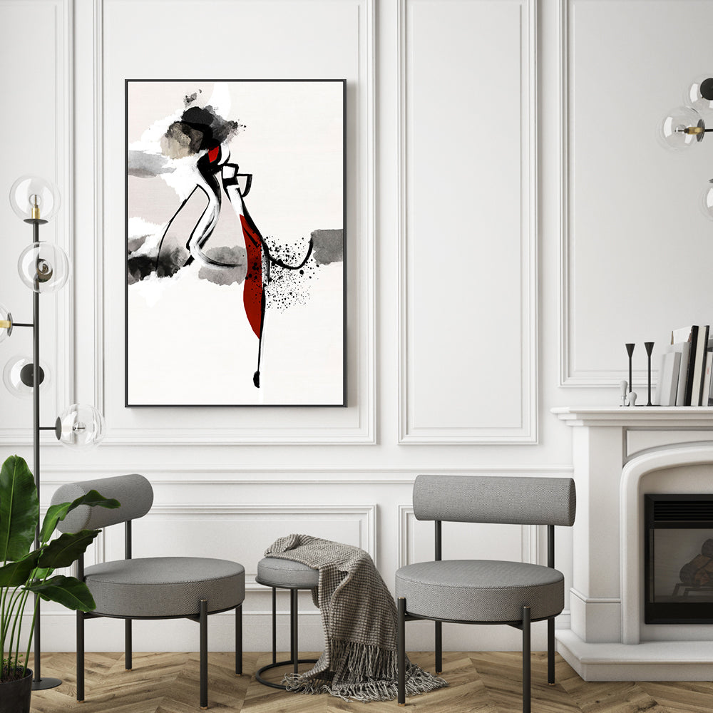 wall-art-print-canvas-poster-framed-Linked, Style A , By Roberto Moro Art-2