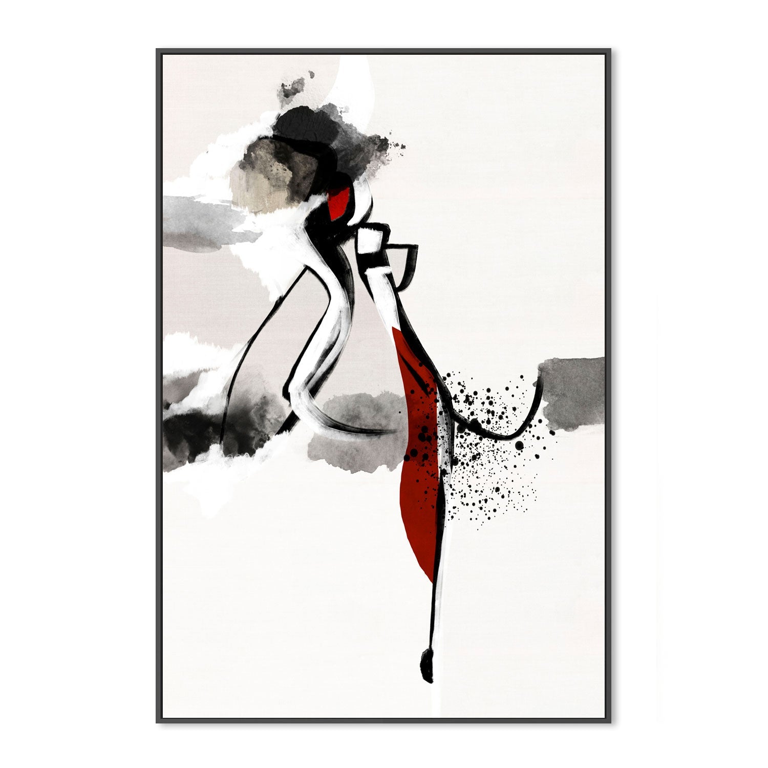 wall-art-print-canvas-poster-framed-Linked, Style A , By Roberto Moro Art-3