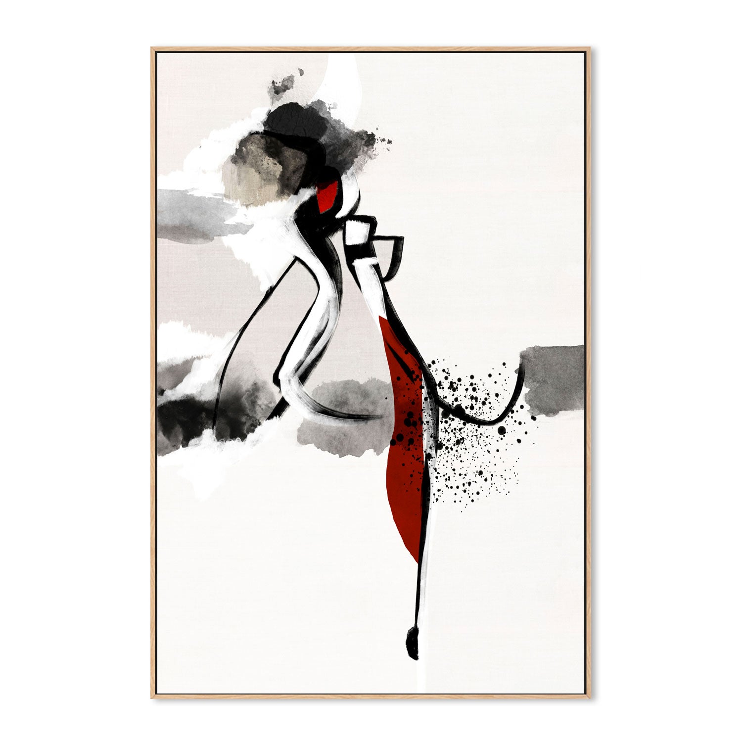 wall-art-print-canvas-poster-framed-Linked, Style A , By Roberto Moro Art-4