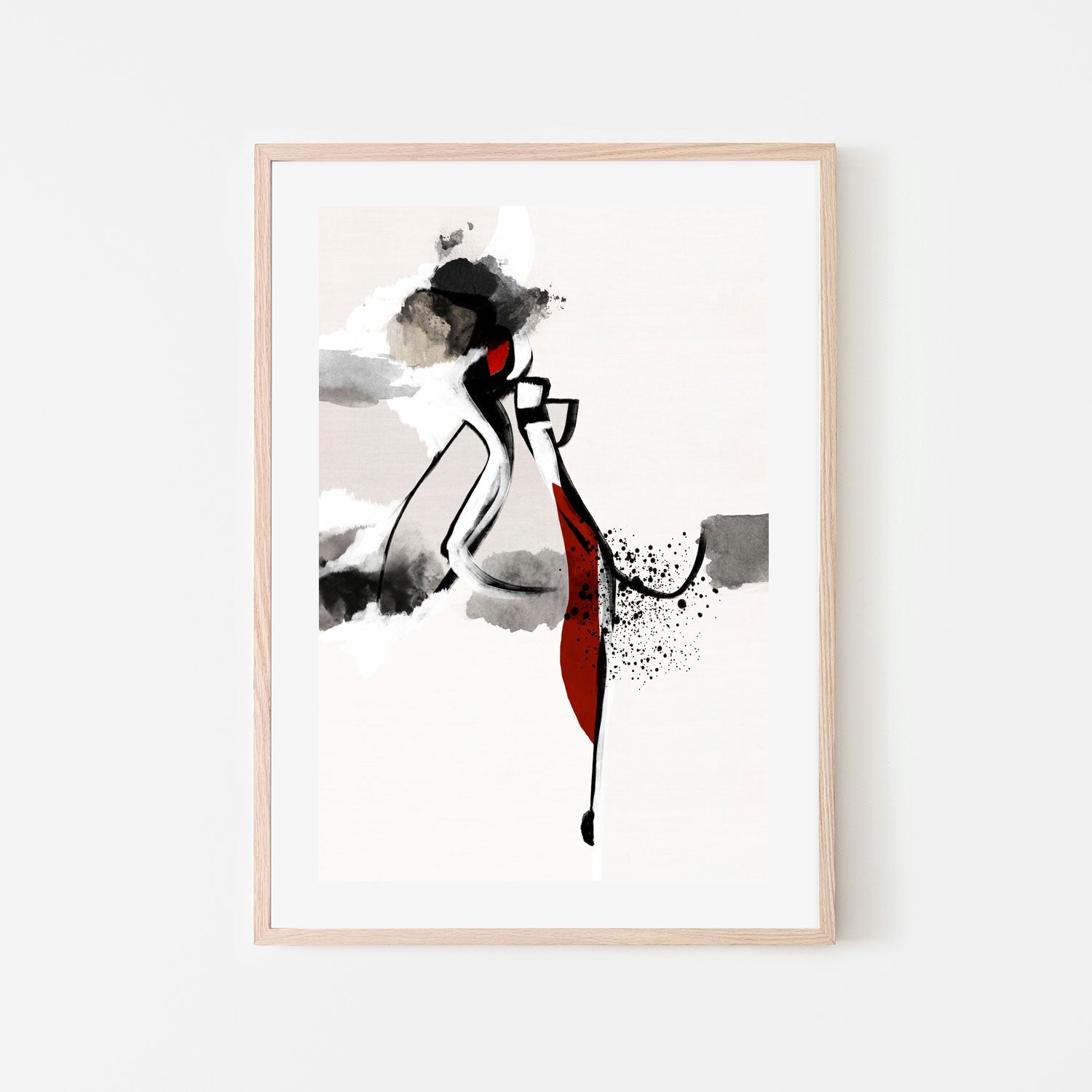 wall-art-print-canvas-poster-framed-Linked, Style A , By Roberto Moro Art-6