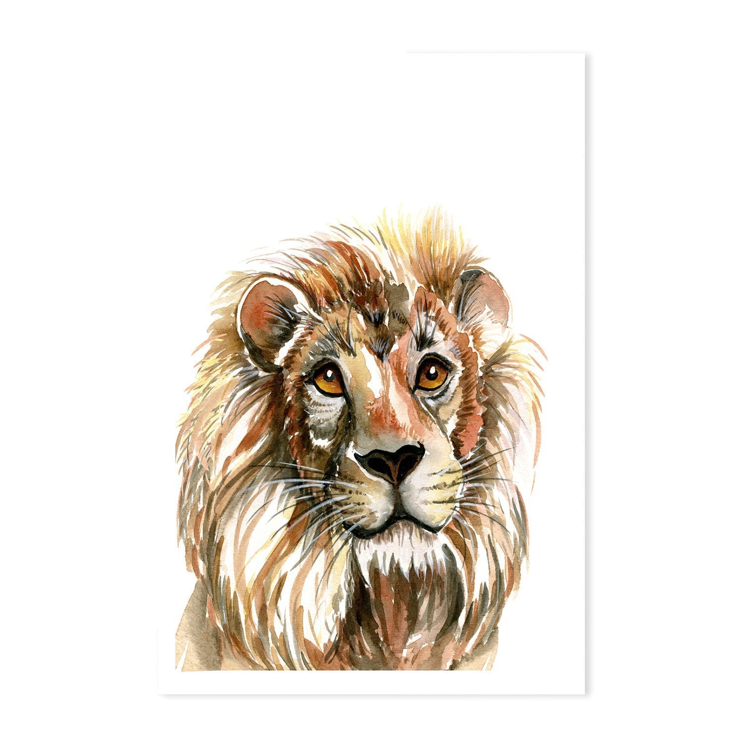 wall-art-print-canvas-poster-framed-Lion , By Jessie Mitchelson-GIOIA-WALL-ART