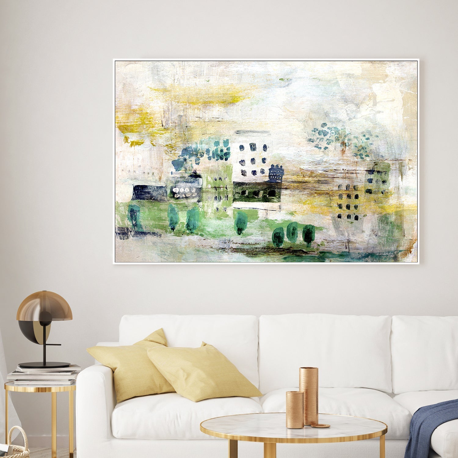 wall-art-print-canvas-poster-framed-Little City, Style A , By Hope Bainbridge-2