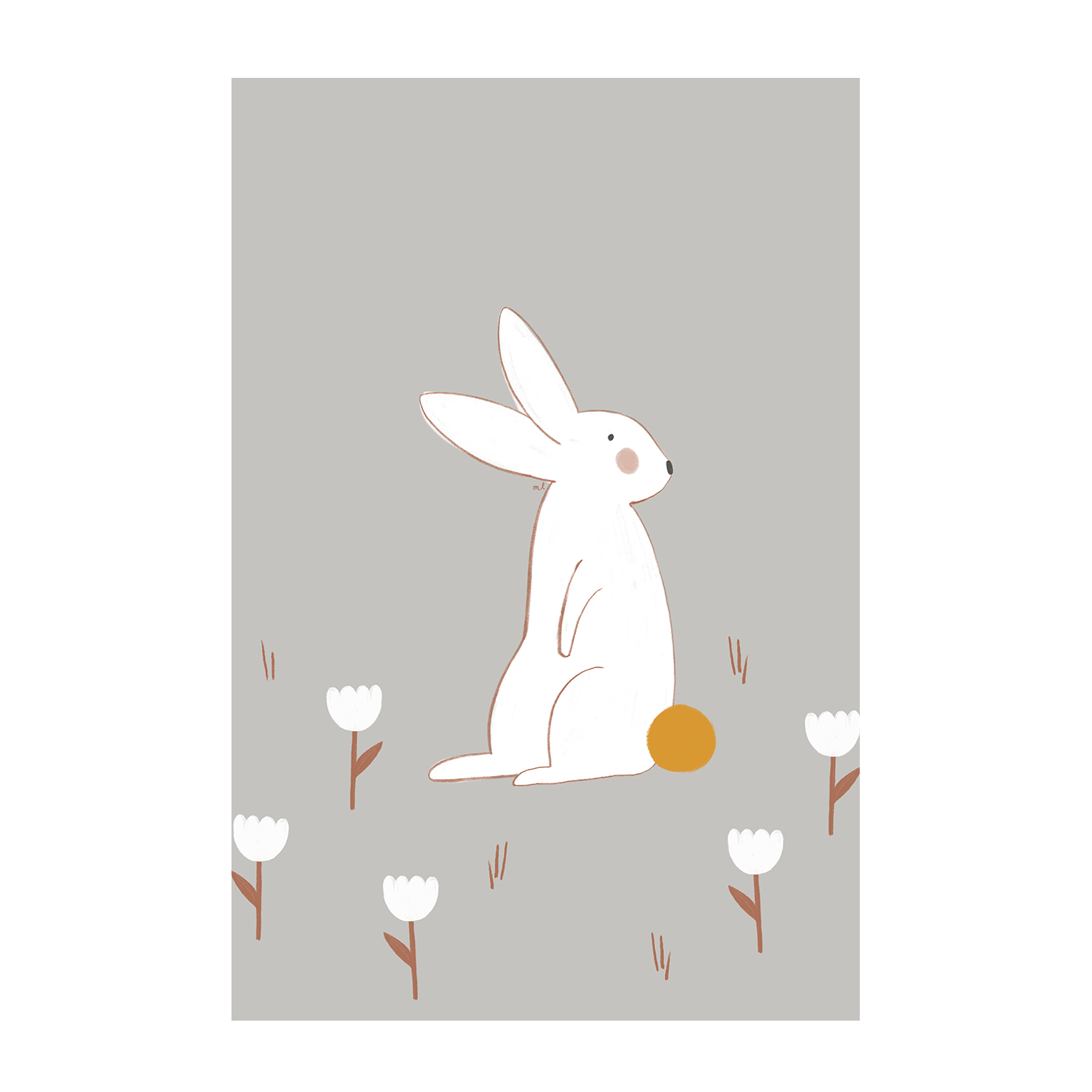 wall-art-print-canvas-poster-framed-Little Goose and White Little Bunny, Set Of 2 , By Menina Lisboa-8