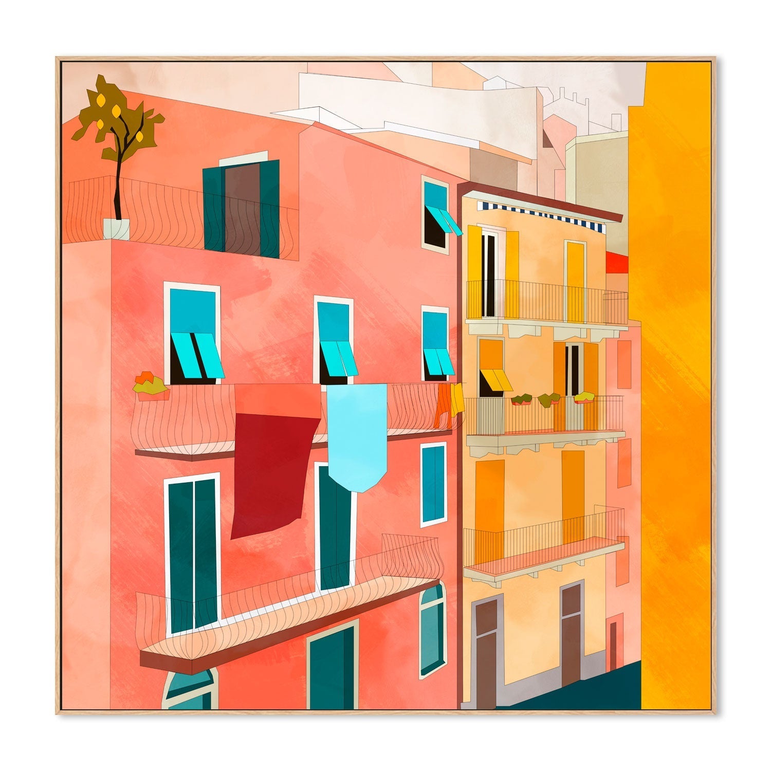 wall-art-print-canvas-poster-framed-Little Italy , By Ana Rut Bre-4