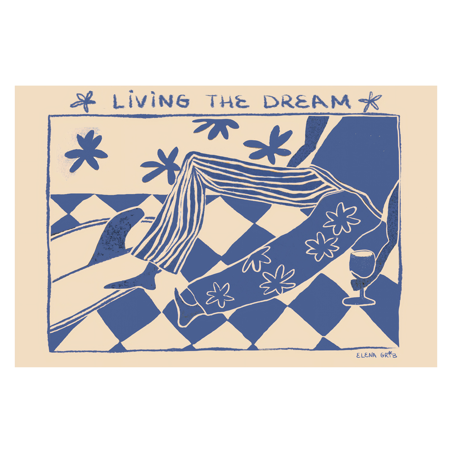 wall-art-print-canvas-poster-framed-Living The Dream , By Elena Grib-1